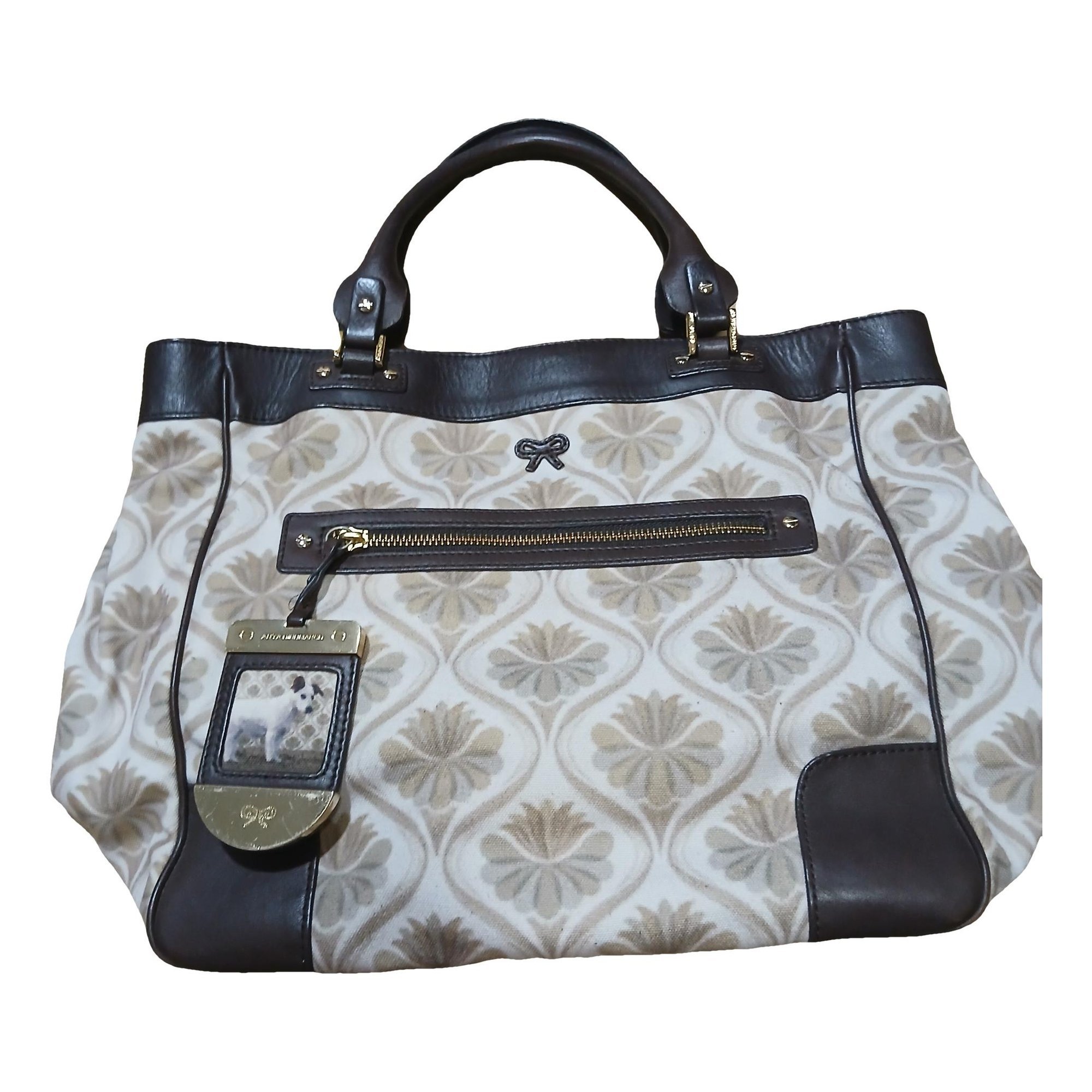Leather tote