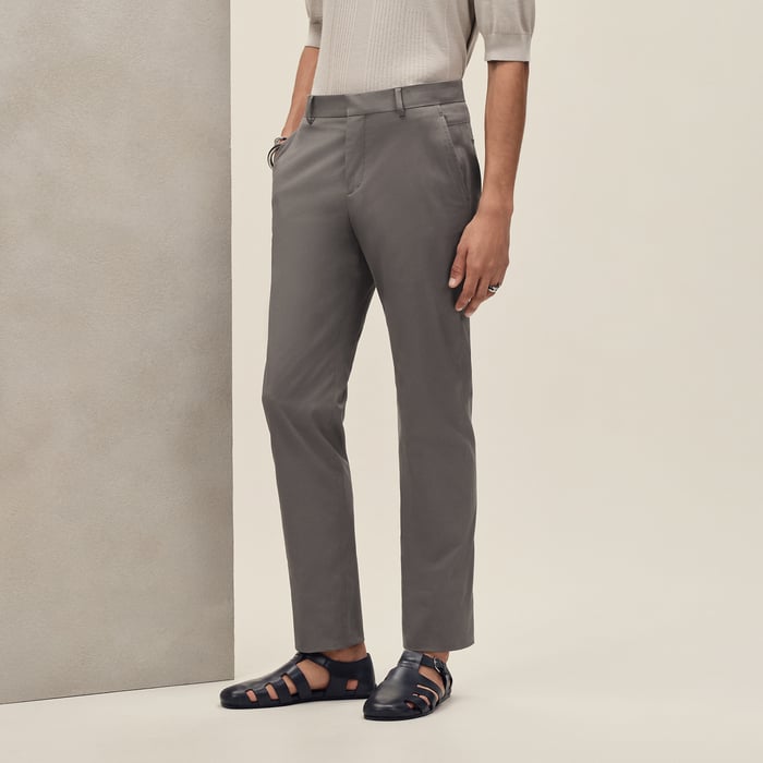 Gris Éléphant Saint Germain Fitted Pants