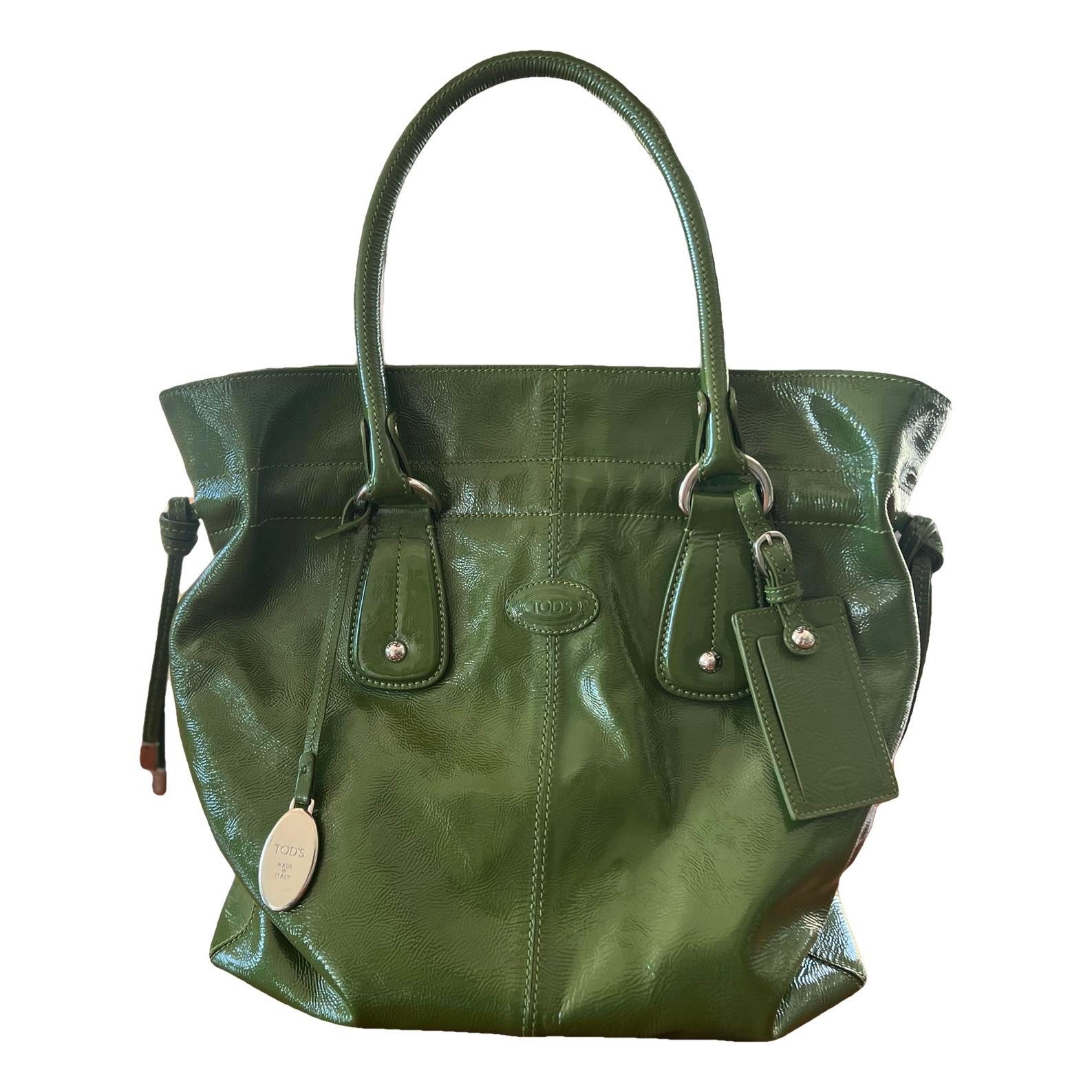 Tod's Patent leather tote