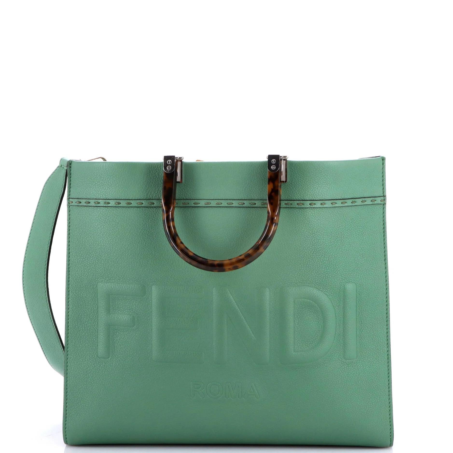 Leather tote