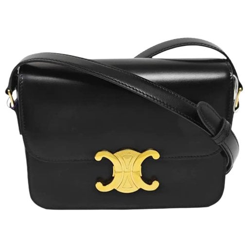 Triomphe leather crossbody bag