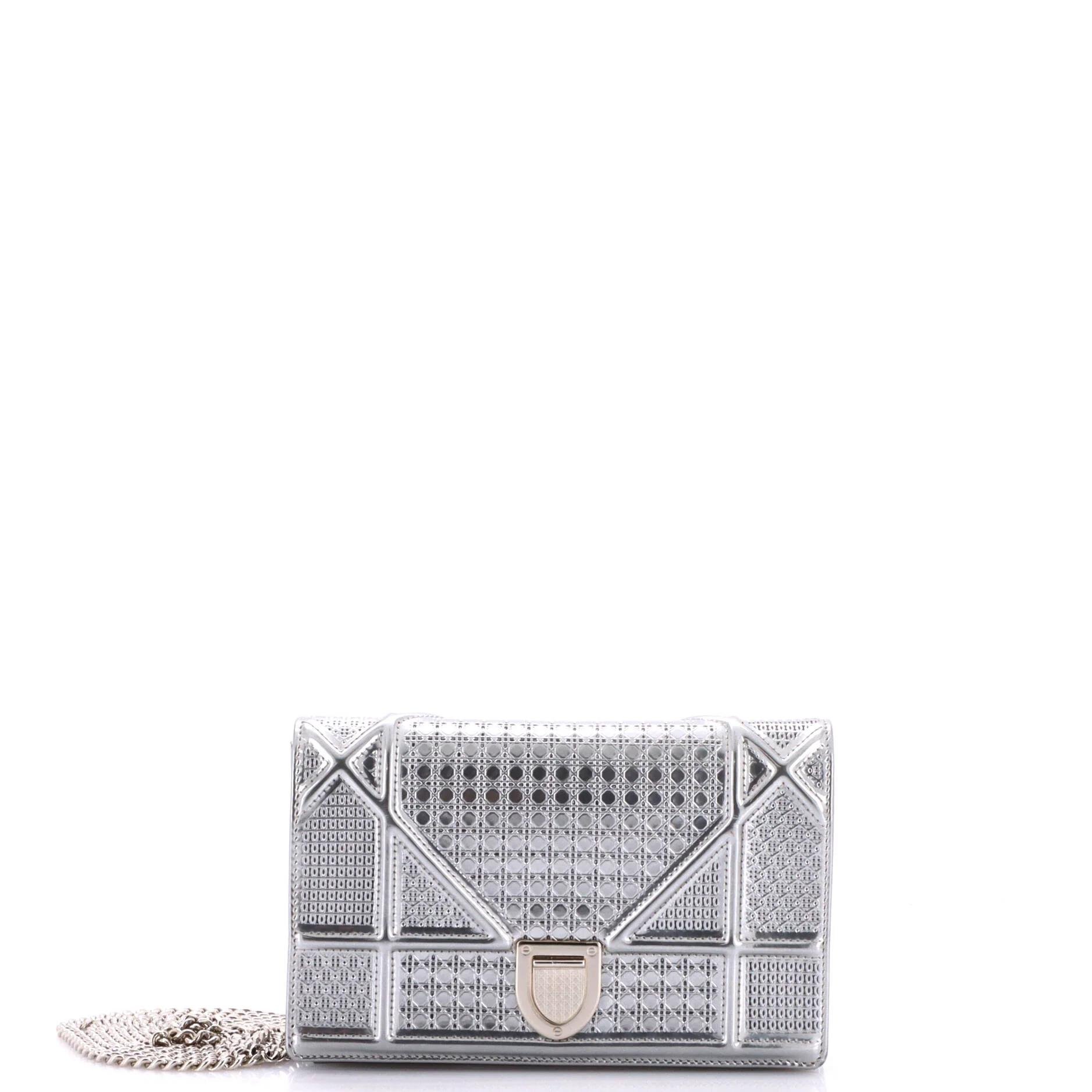 Patent leather clutch bag