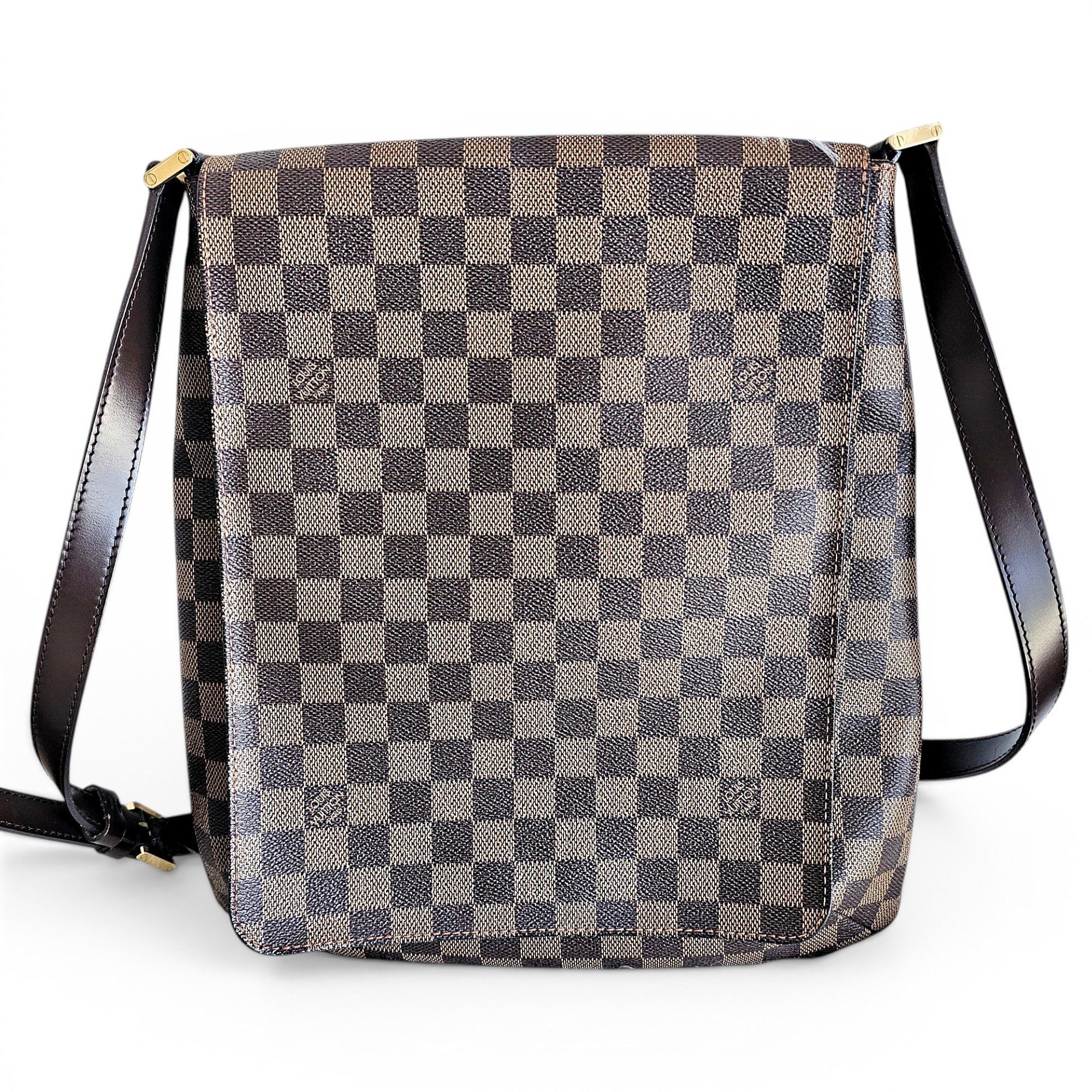 Musette leather crossbody bag