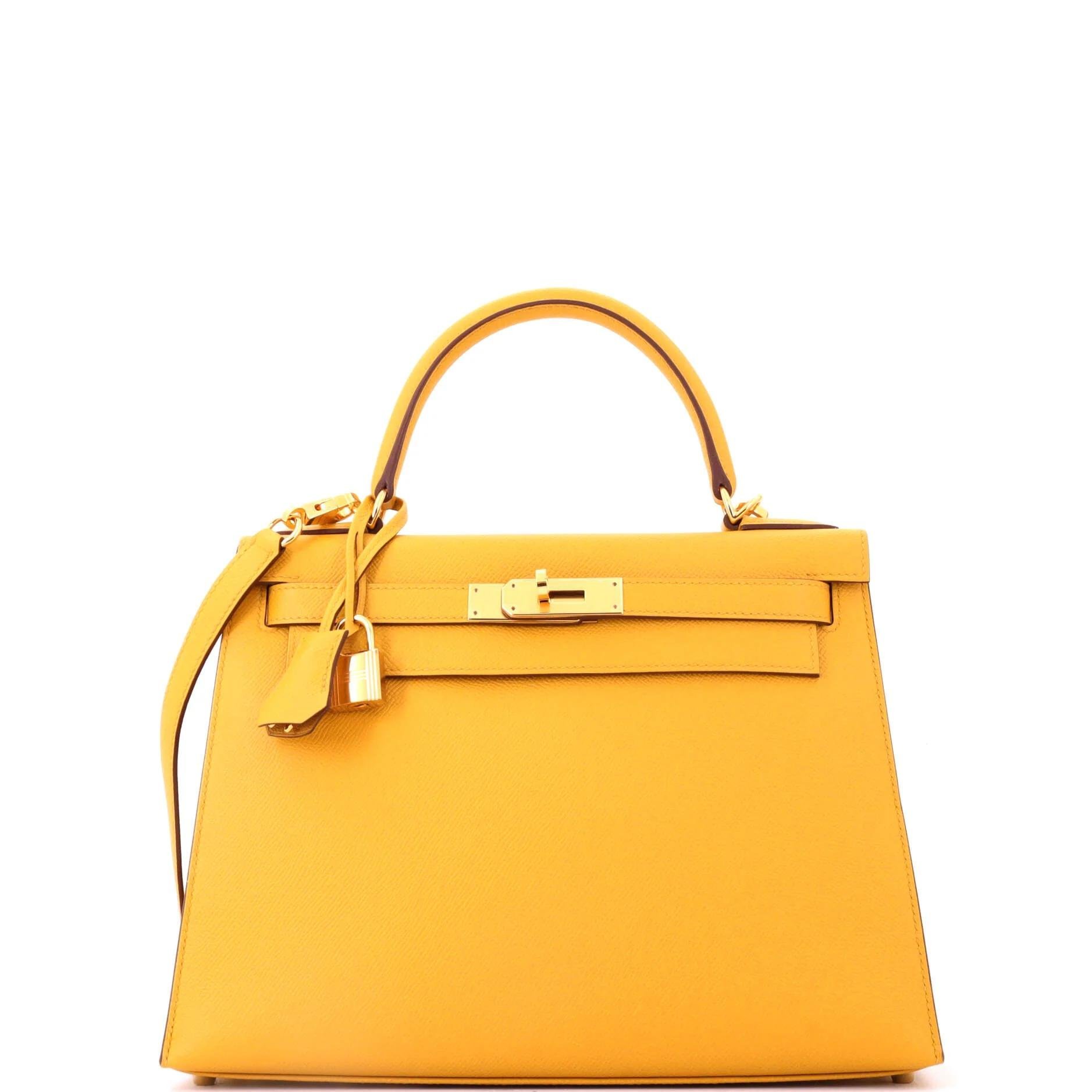 Kelly 28 leather handbag