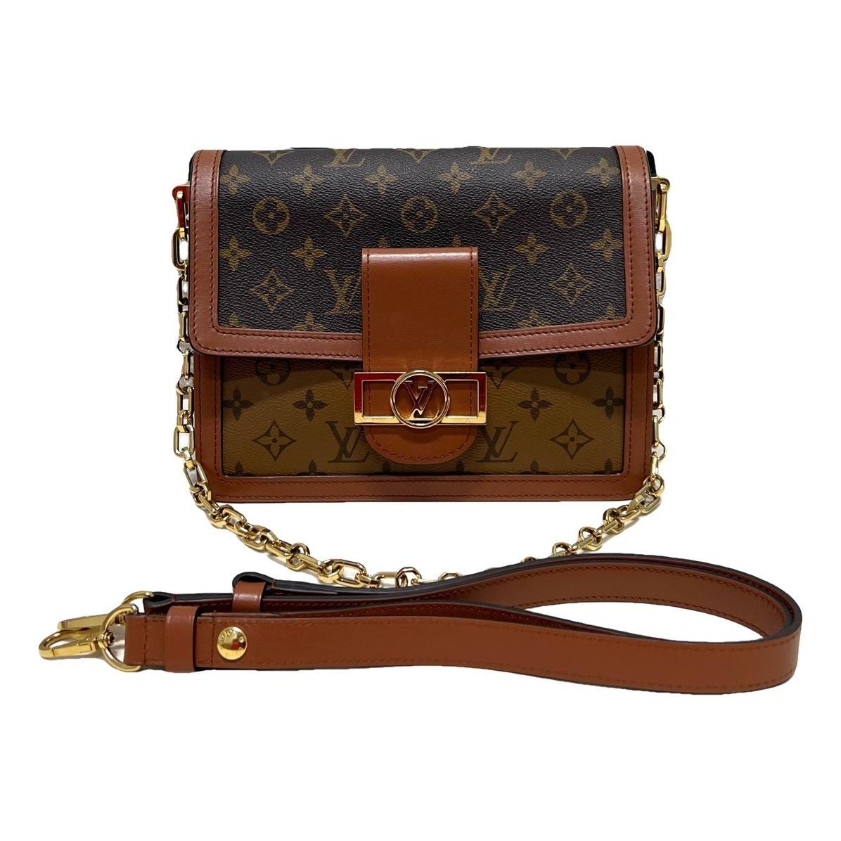 Dauphine leather handbag