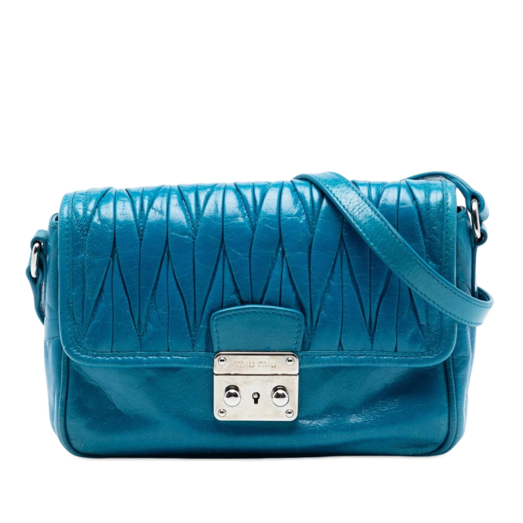 Matelassé pony-style calfskin handbag