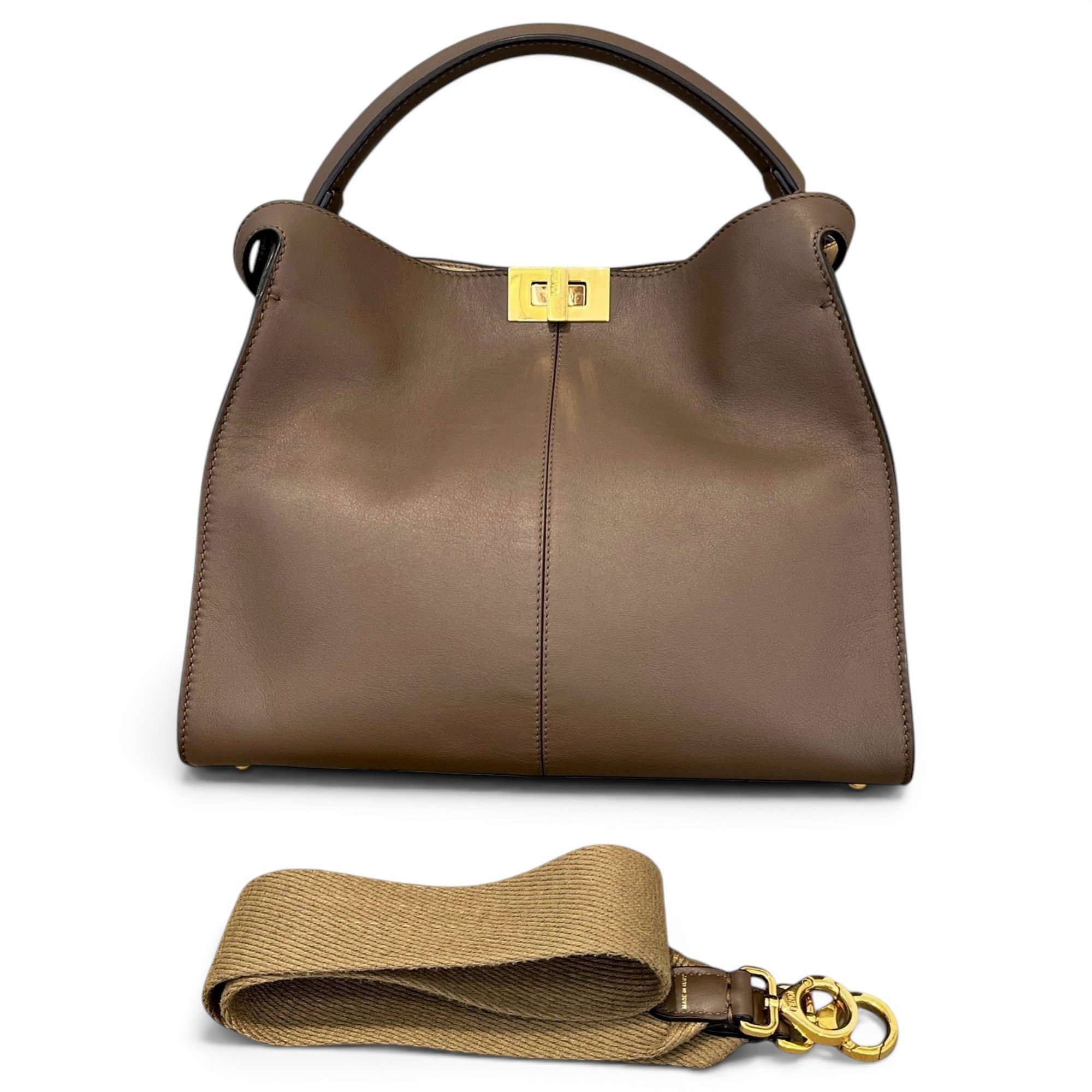 Peekaboo X-Lite leather handbag