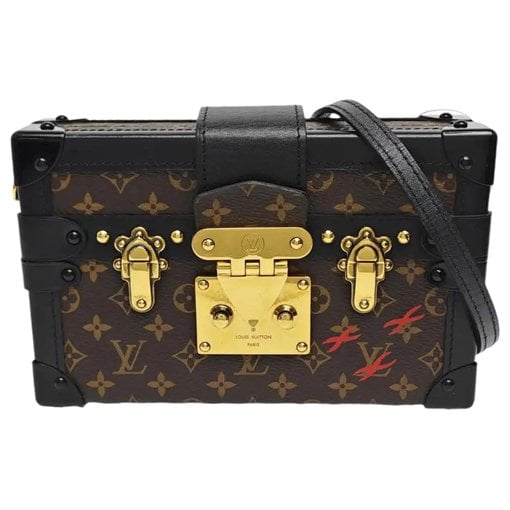 Petite Malle leather handbag