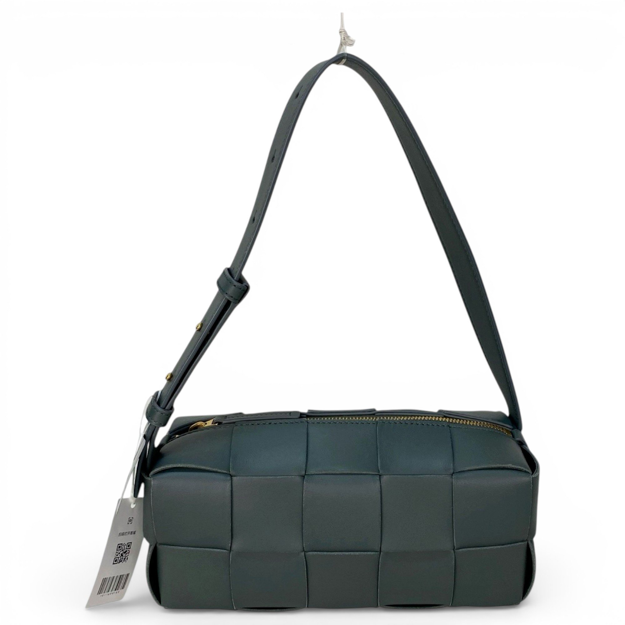 Cassette leather handbag