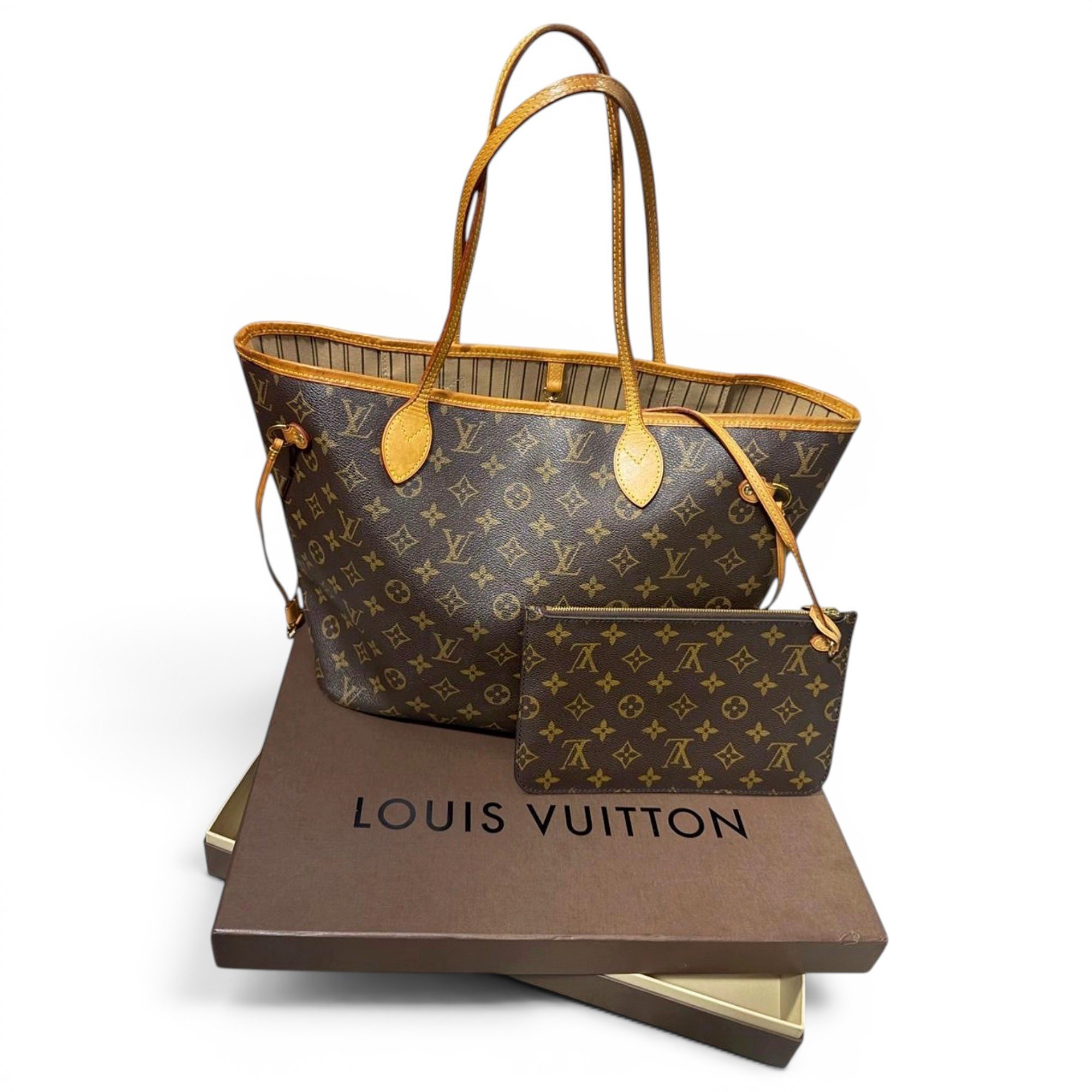 Neverfull leather tote