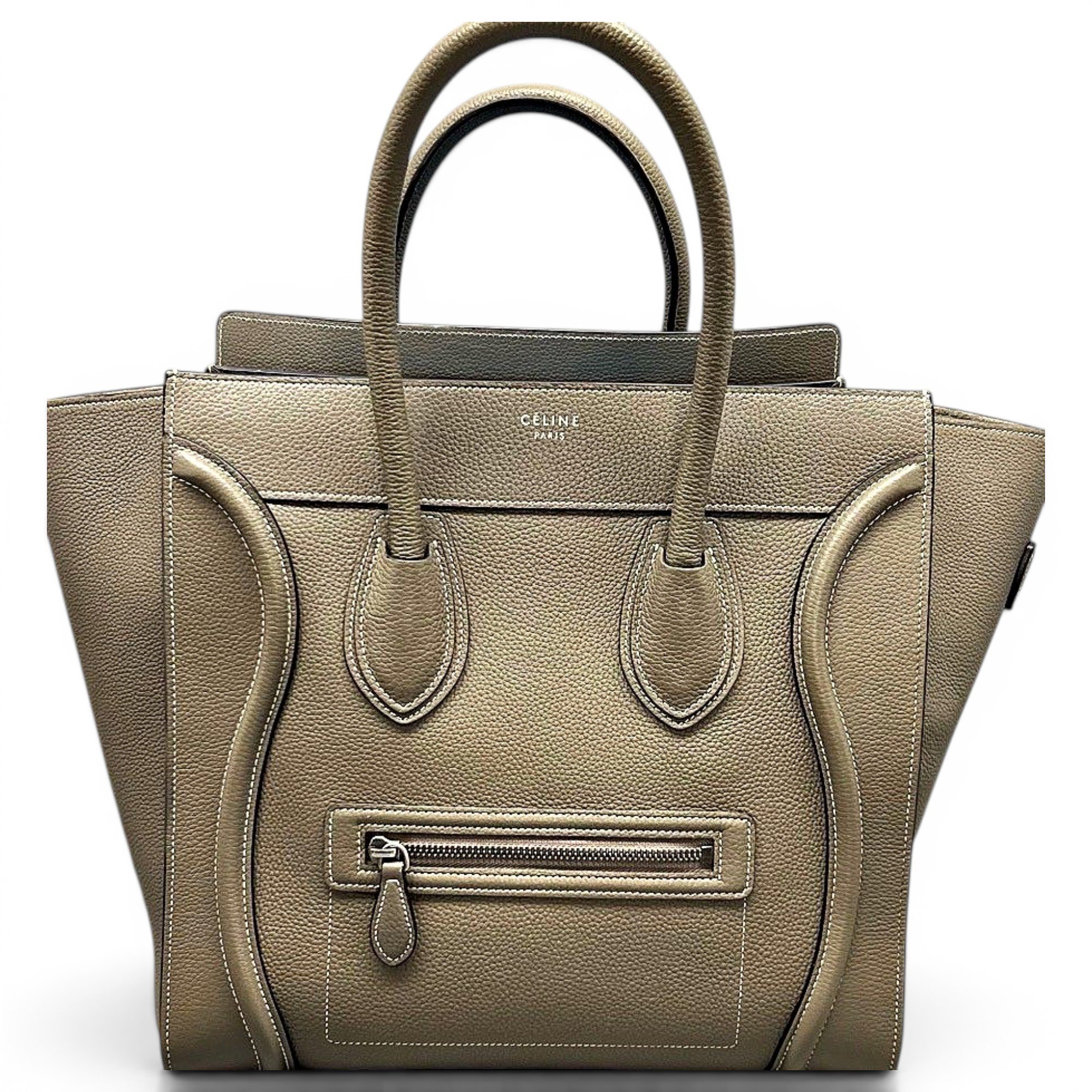 Luggage leather handbag
