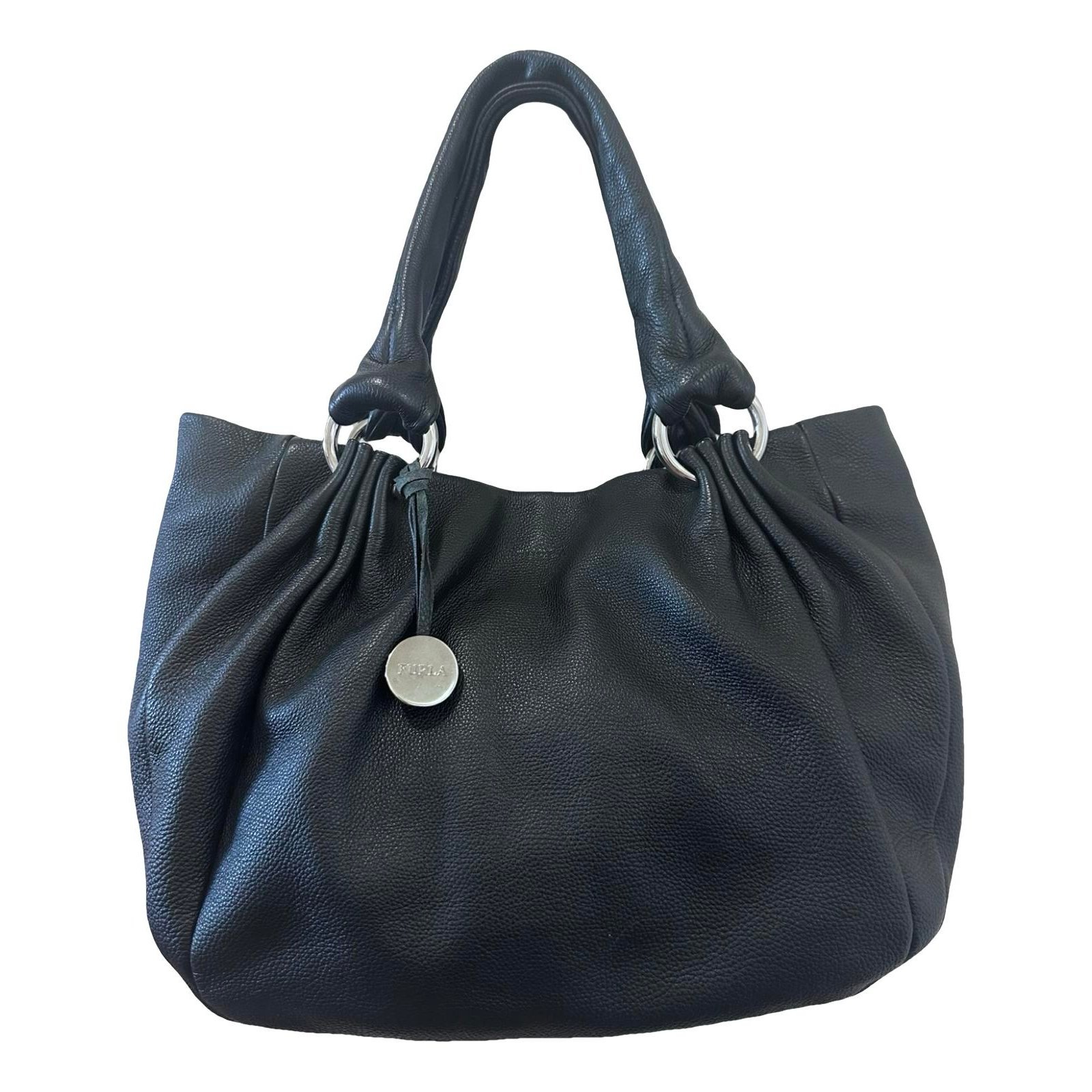Leather handbag