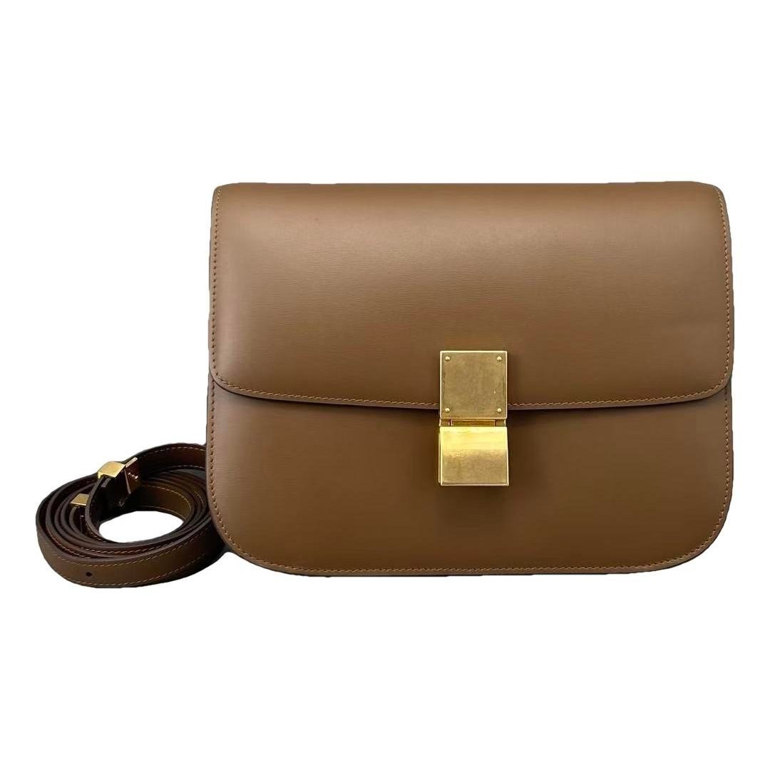 Classic leather crossbody bag