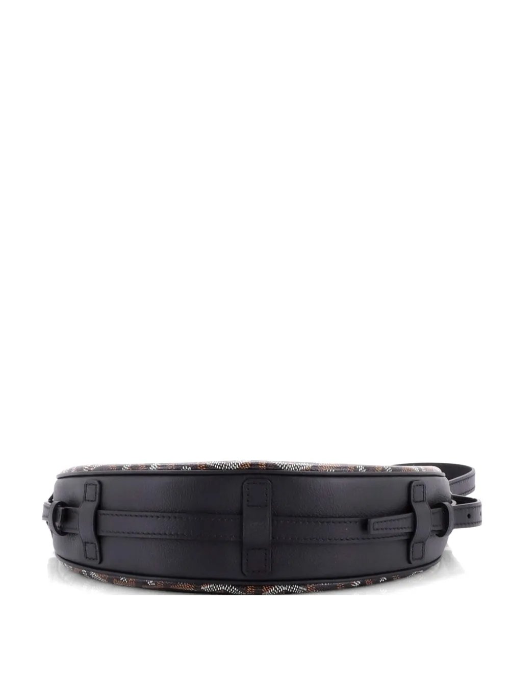 Hirondelle Coated Canvas and Leather shoulder bag