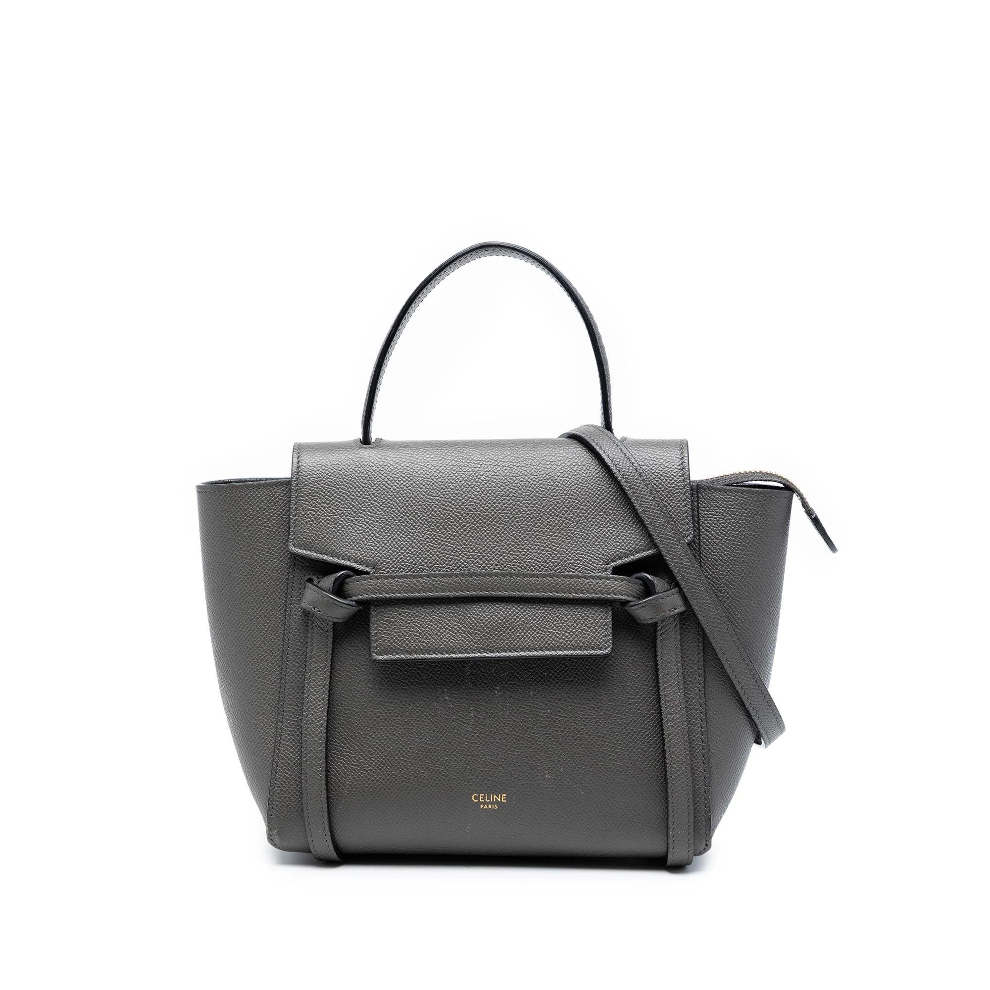 Belt pony-style calfskin handbag