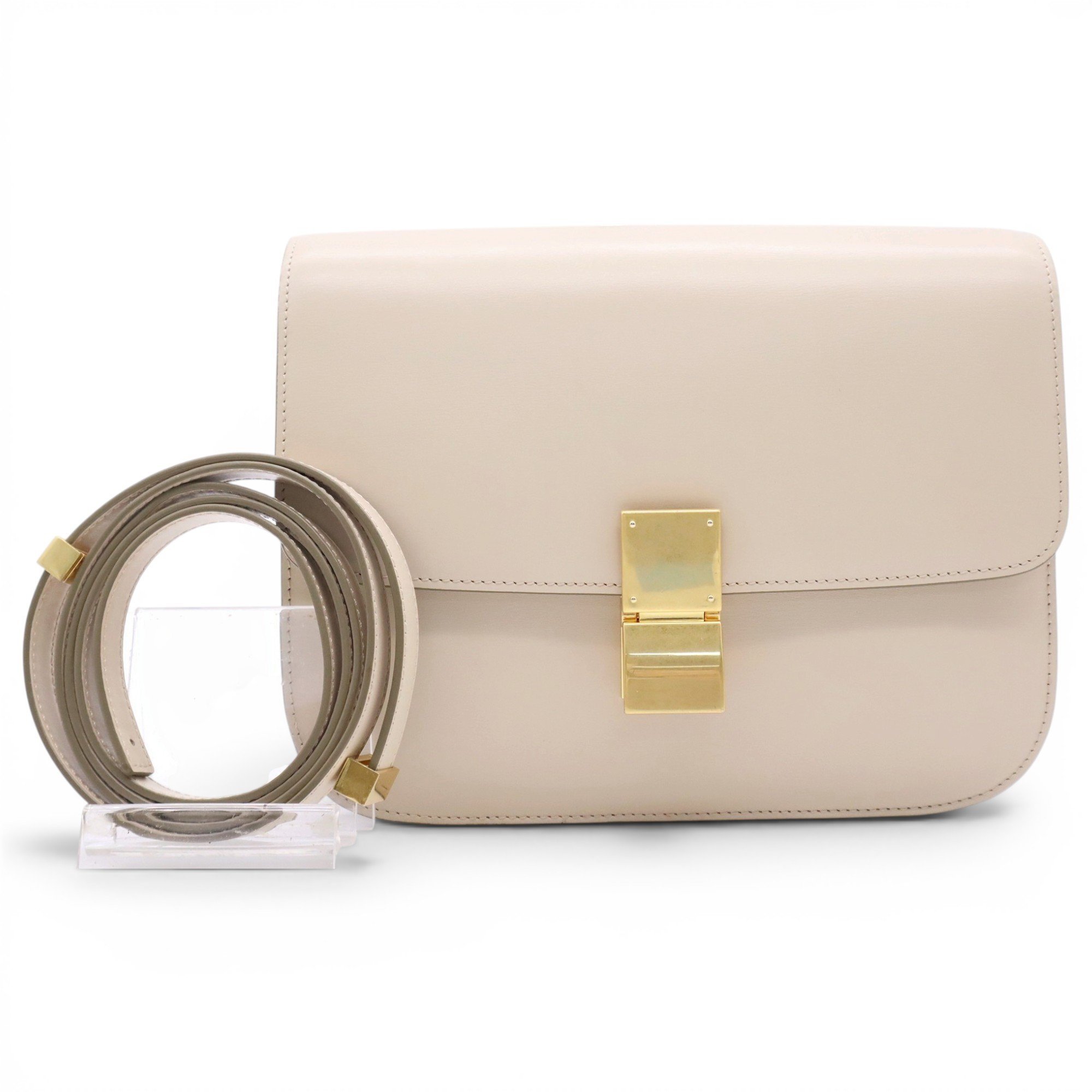 Classic leather handbag