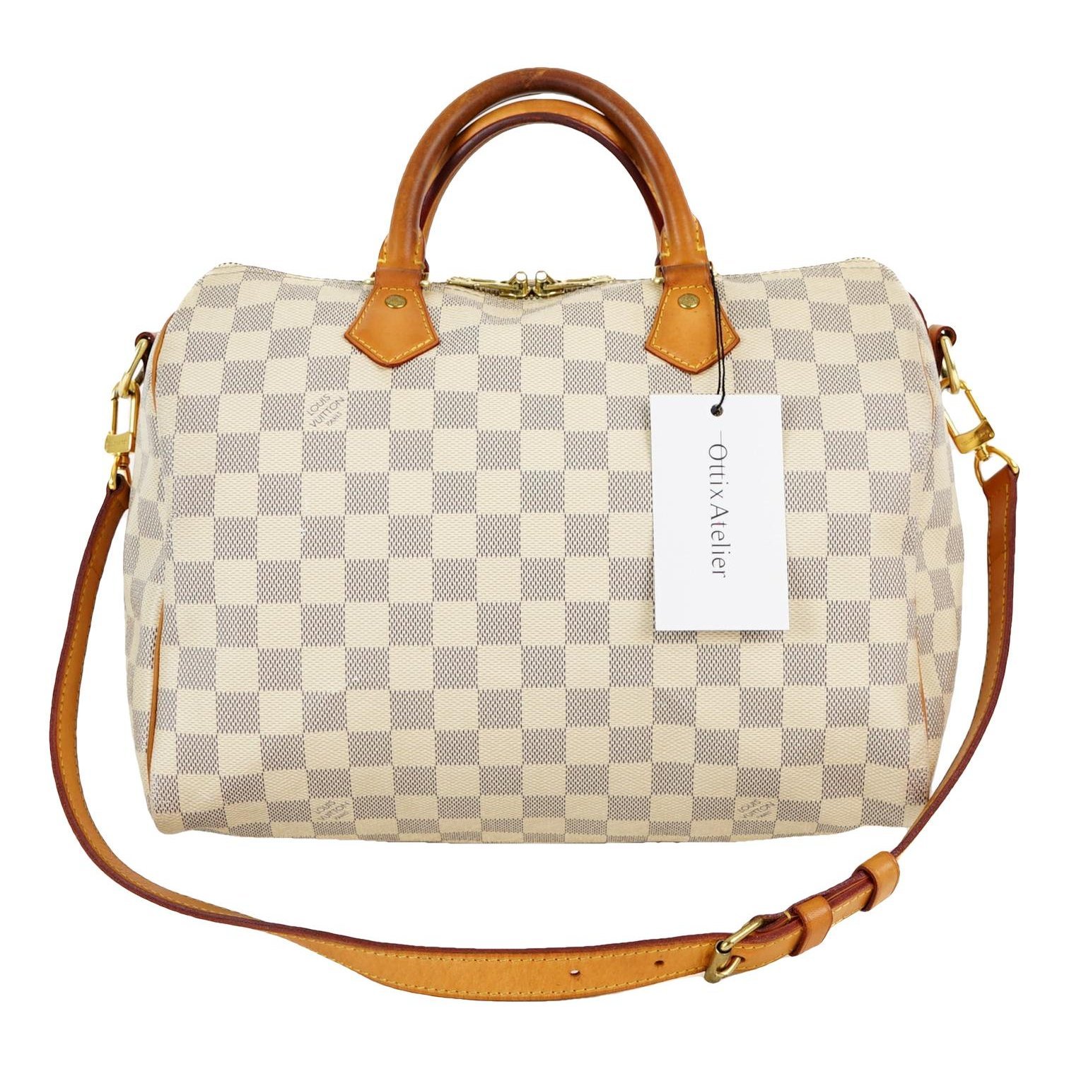 Speedy leather handbag