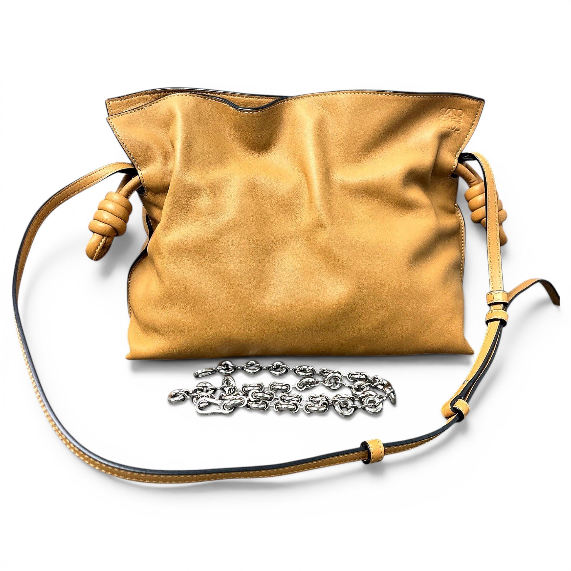 Flamenco leather handbag