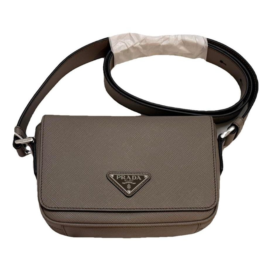 Leather crossbody bag