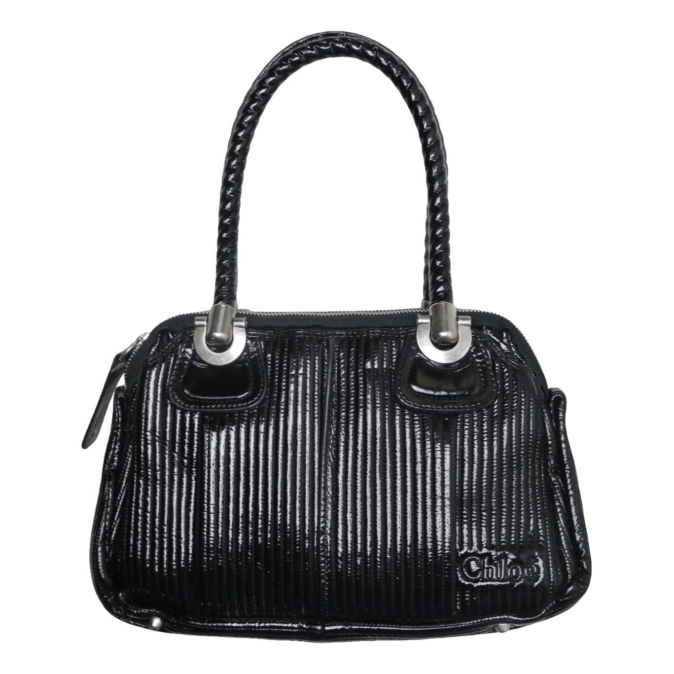 Héloise patent leather handbag