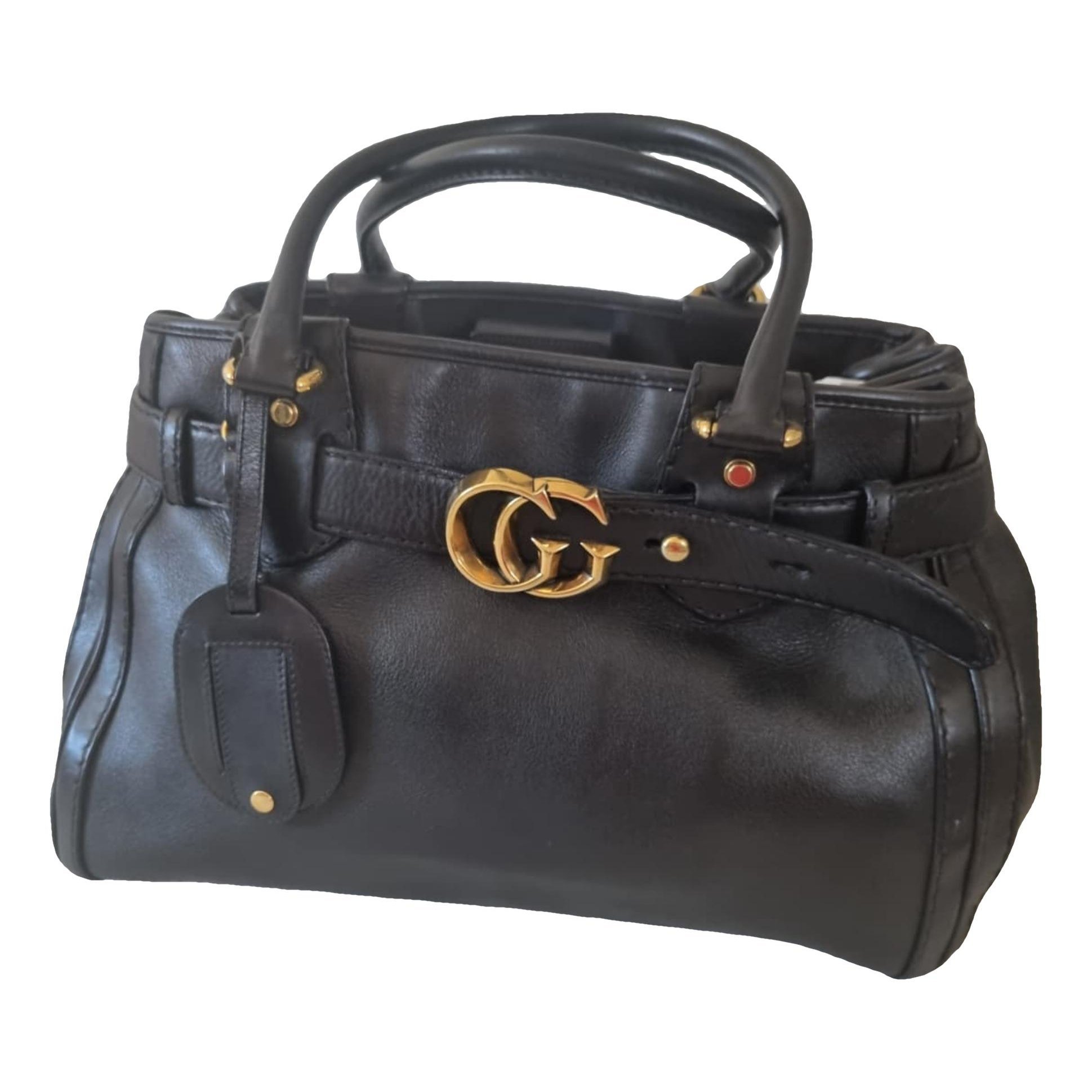 GG Running patent leather tote