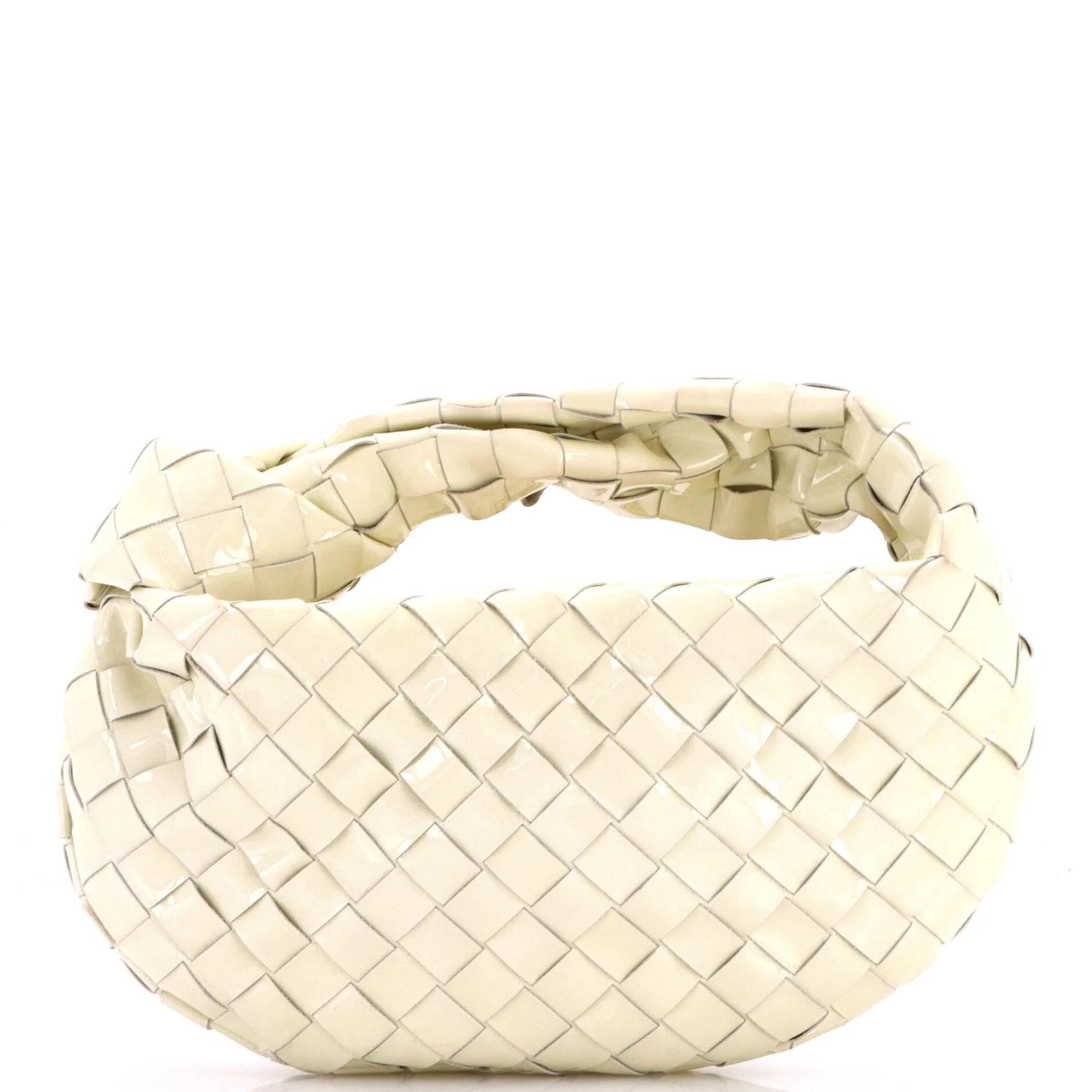 Patent leather handbag