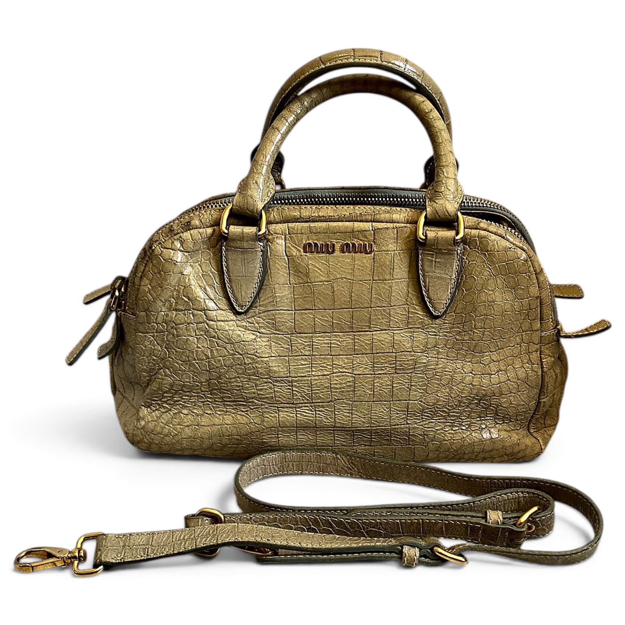 Leather handbag