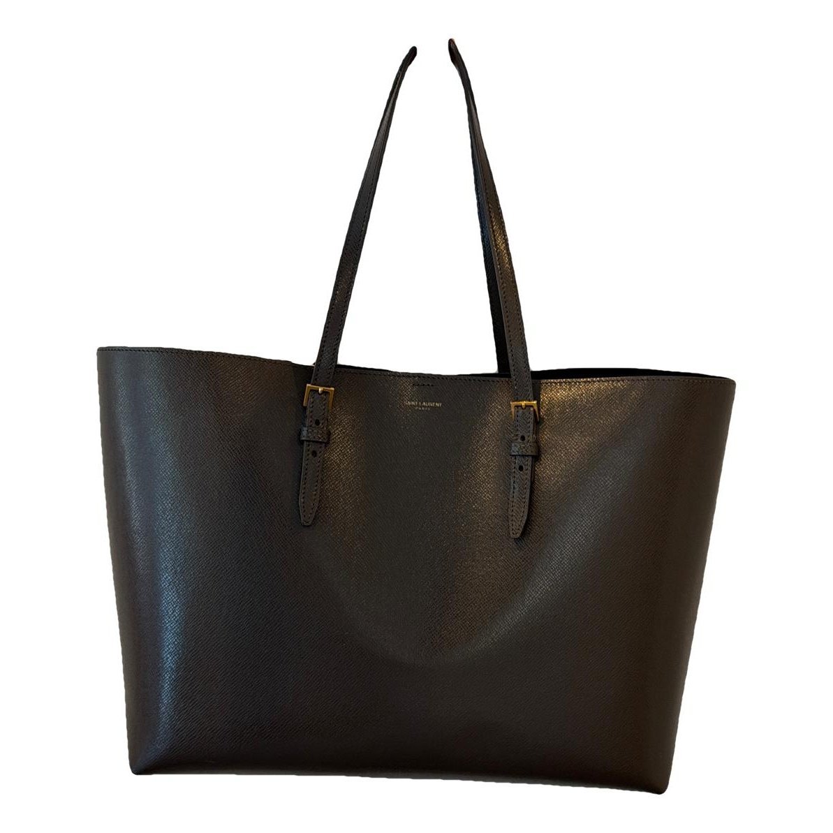 Shopping leather handbag