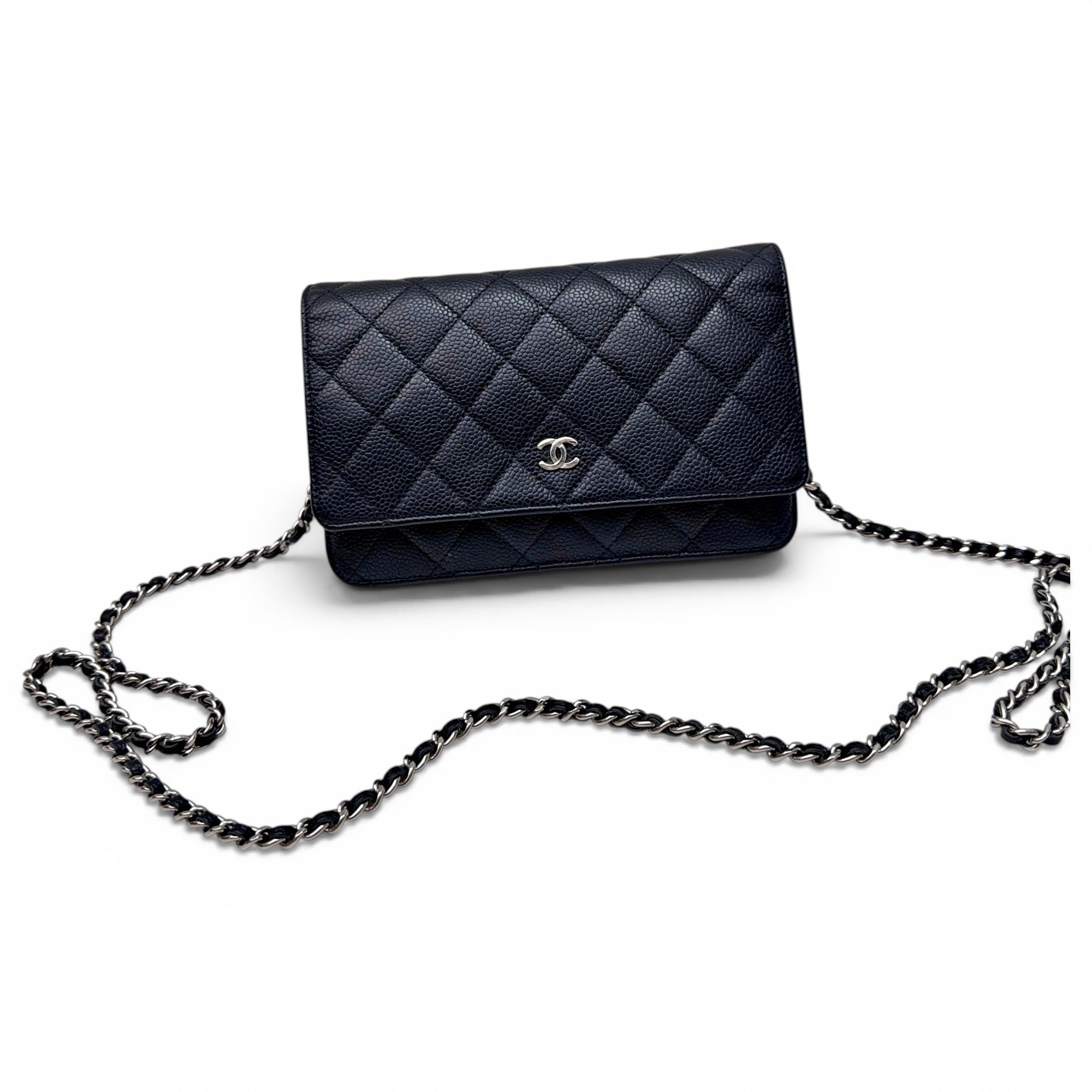 Wallet On Chain Timeless/Classique leather handbag