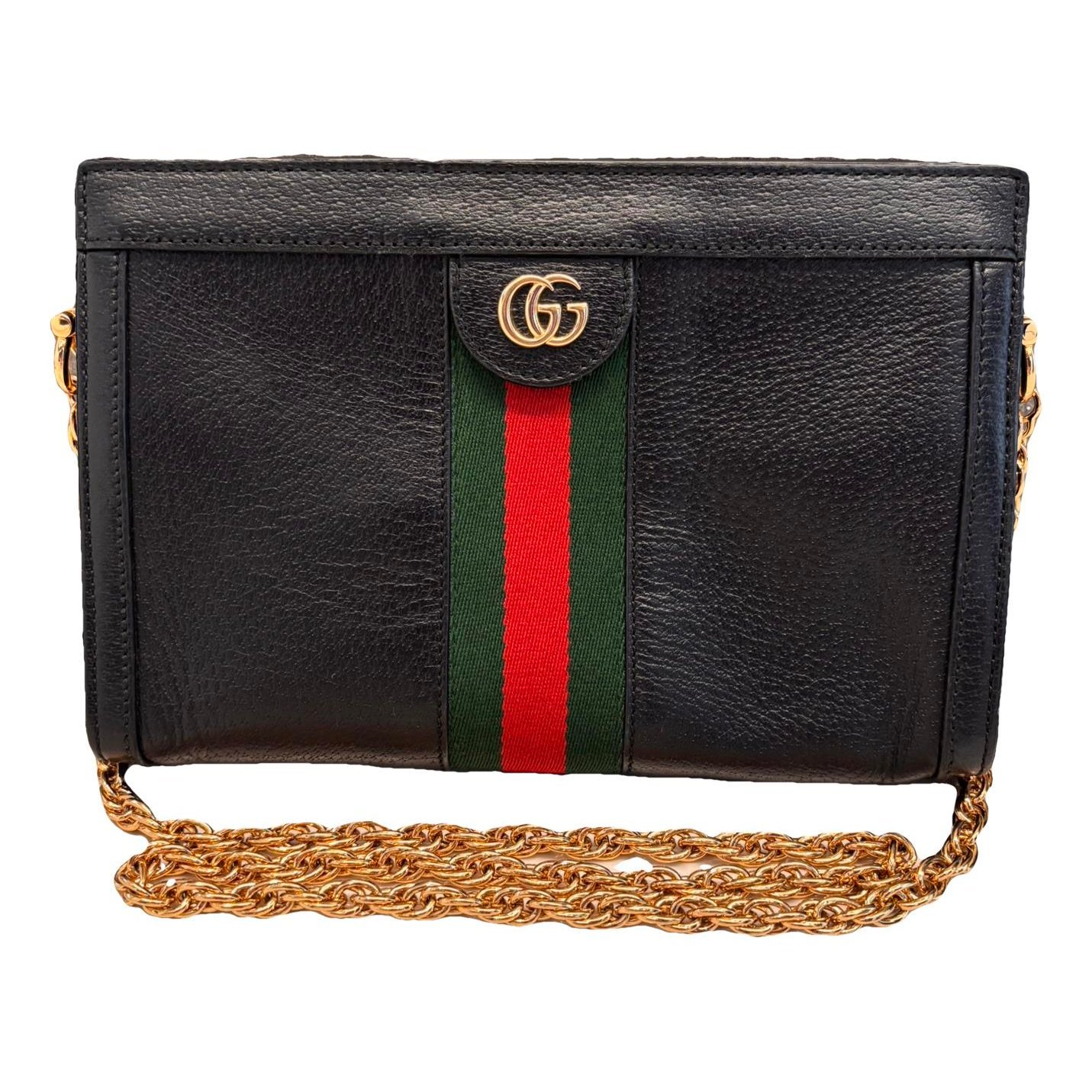 Ophidia Chain leather handbag