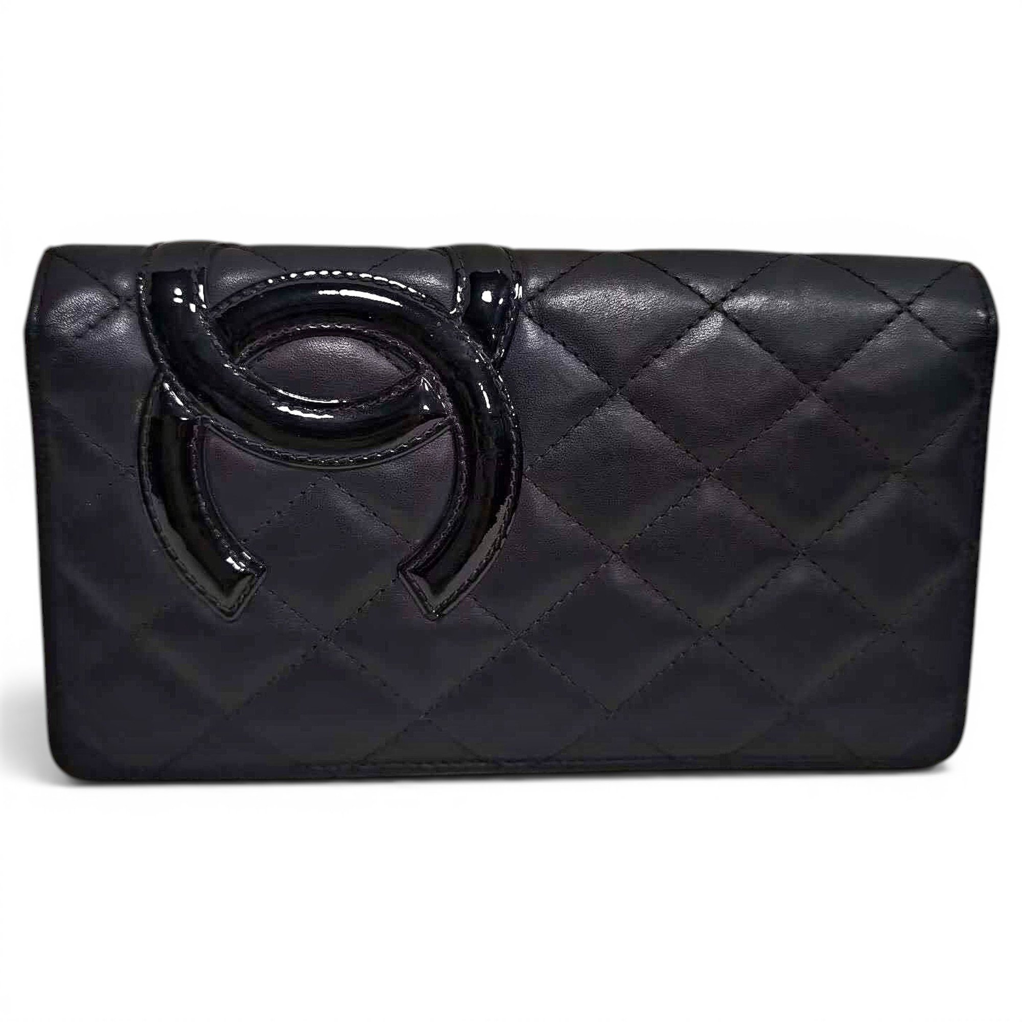 Cambon leather clutch bag