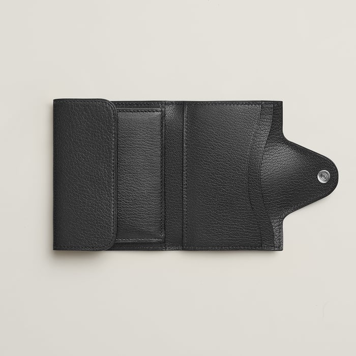 Noir Iliade Compact Card Holder