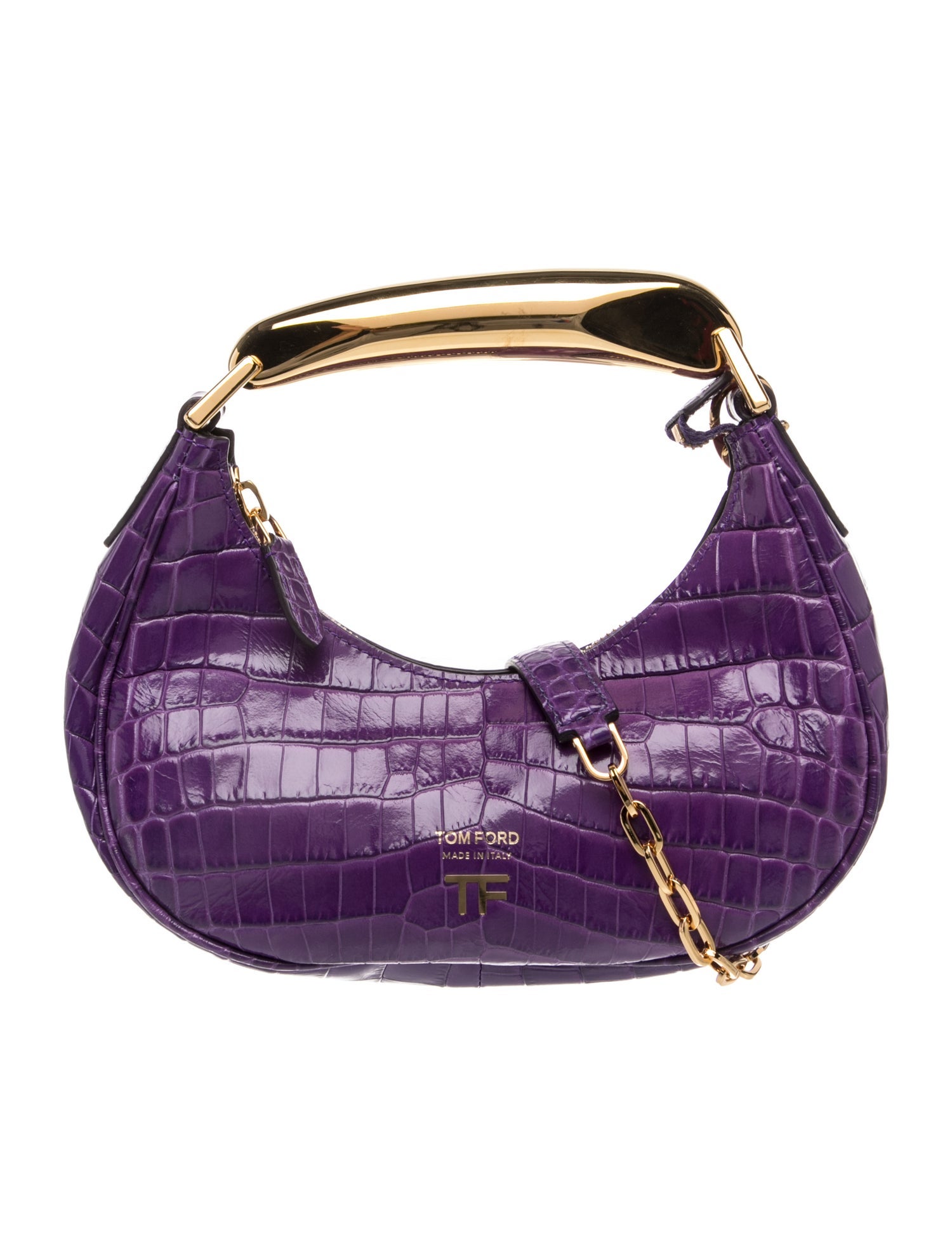 Tom Ford Embossed Leather Top Handle Bag