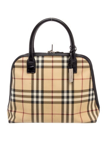 Nova Check Top Handle Bag