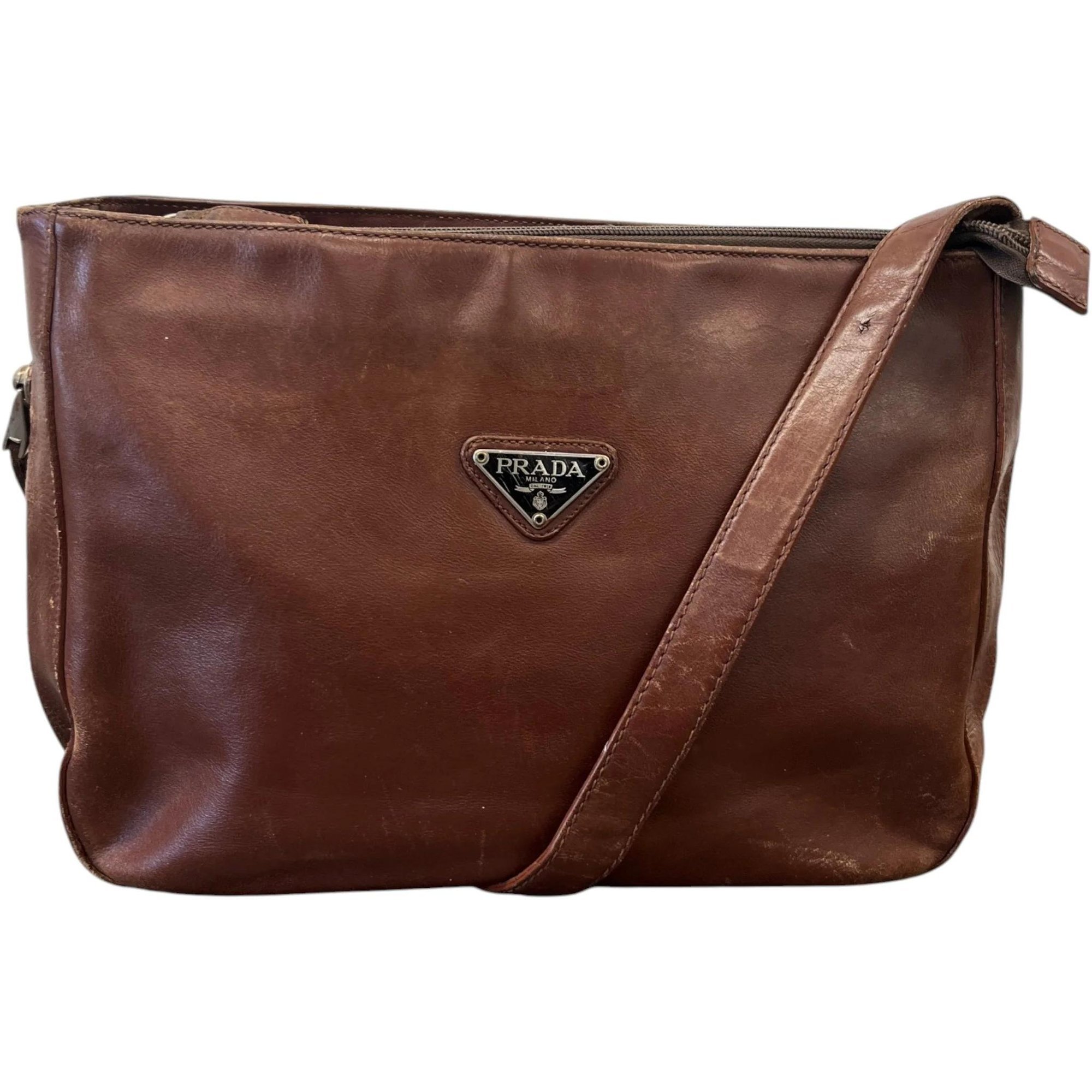 Leather satchel