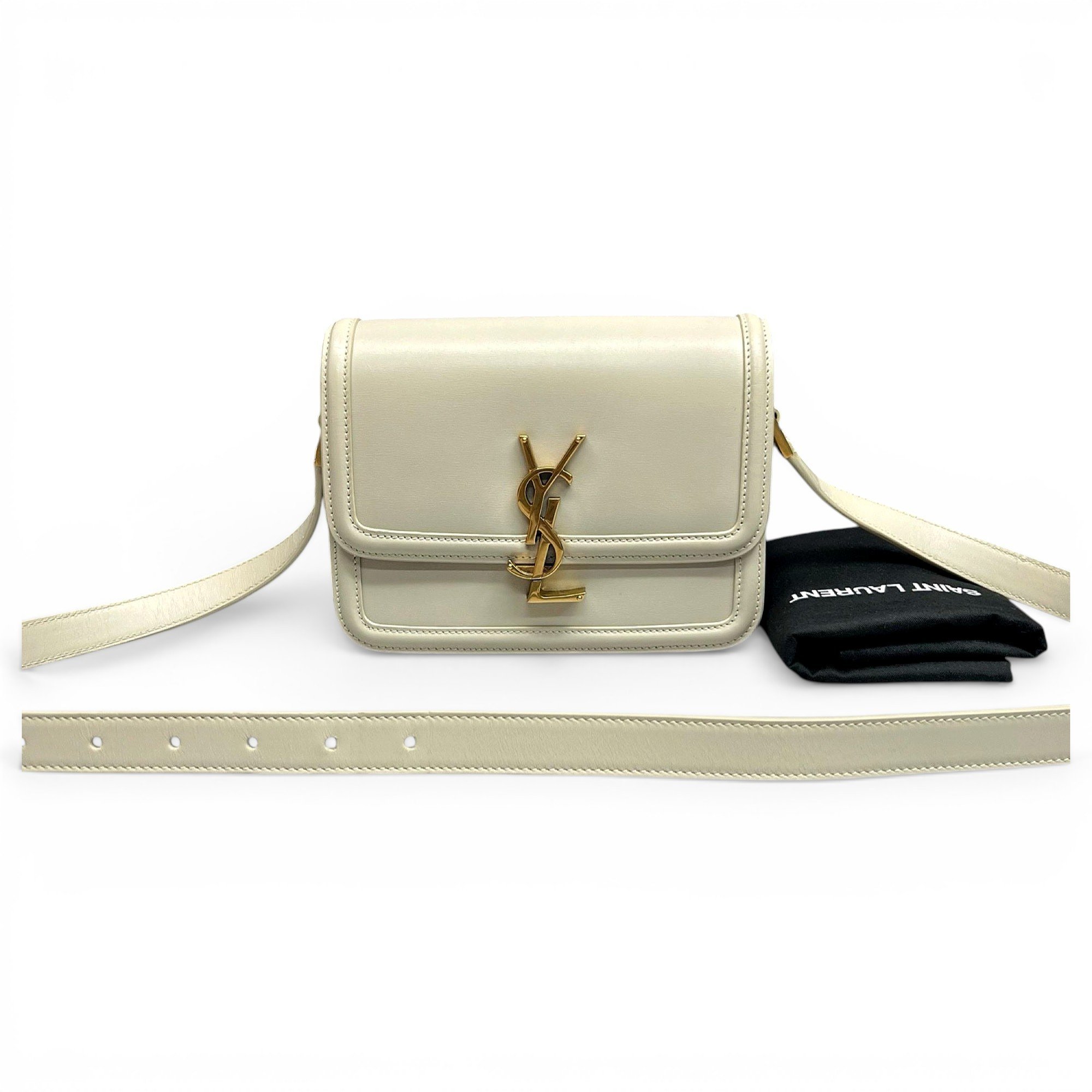 Solférino leather handbag