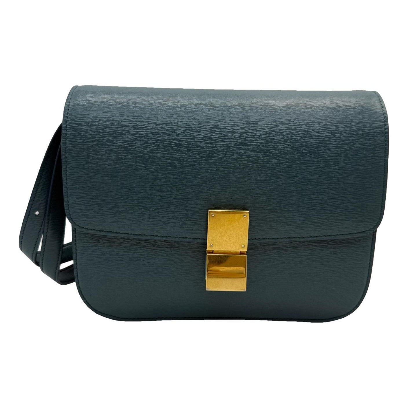 Classic leather crossbody bag