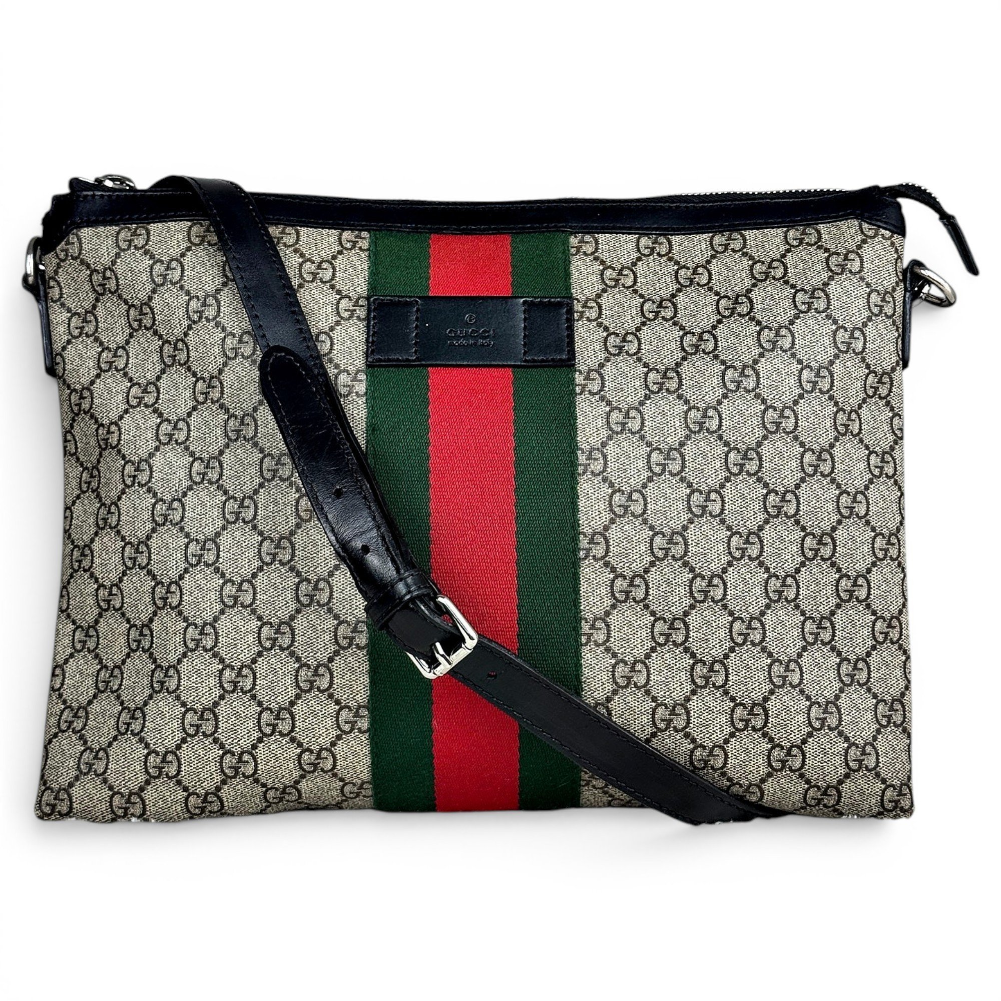 Ophidia leather crossbody bag