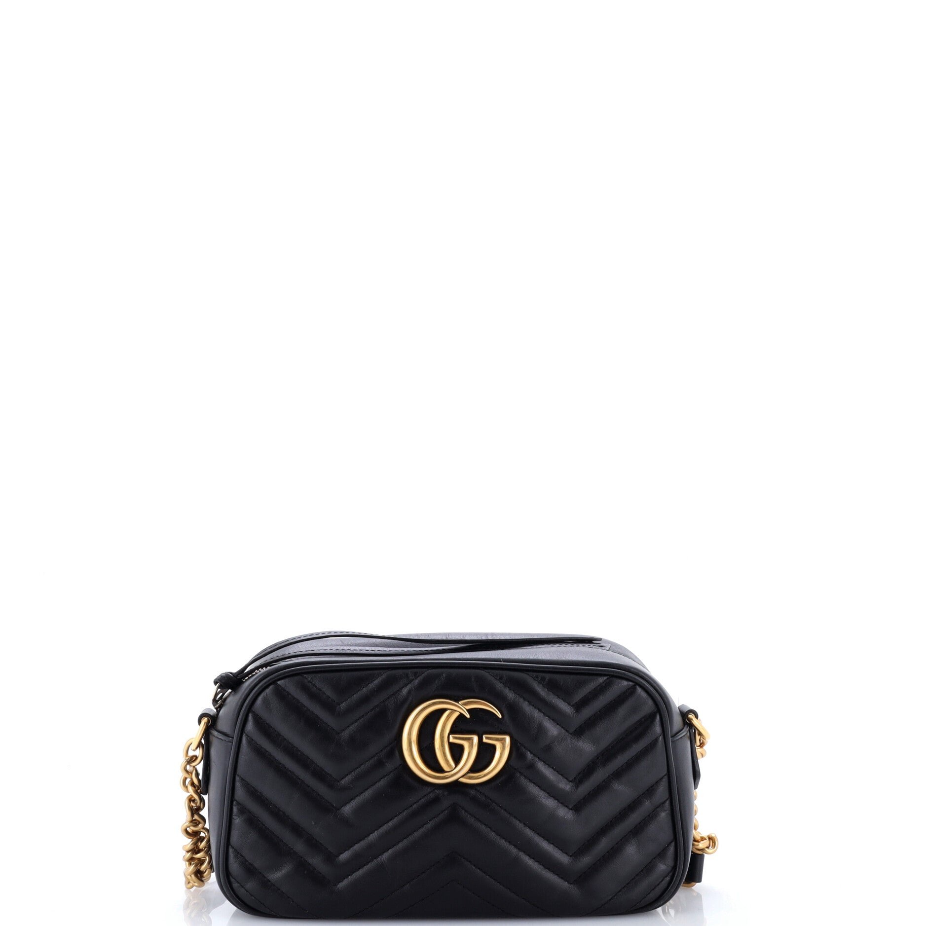 GG Marmont Shoulder Bag Matelasse Leather Small