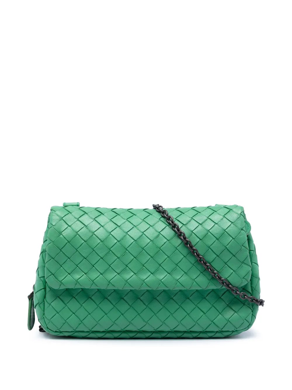 2012-2026 Mini Nappa Intrecciato Expandable Chain Flap crossbody bag