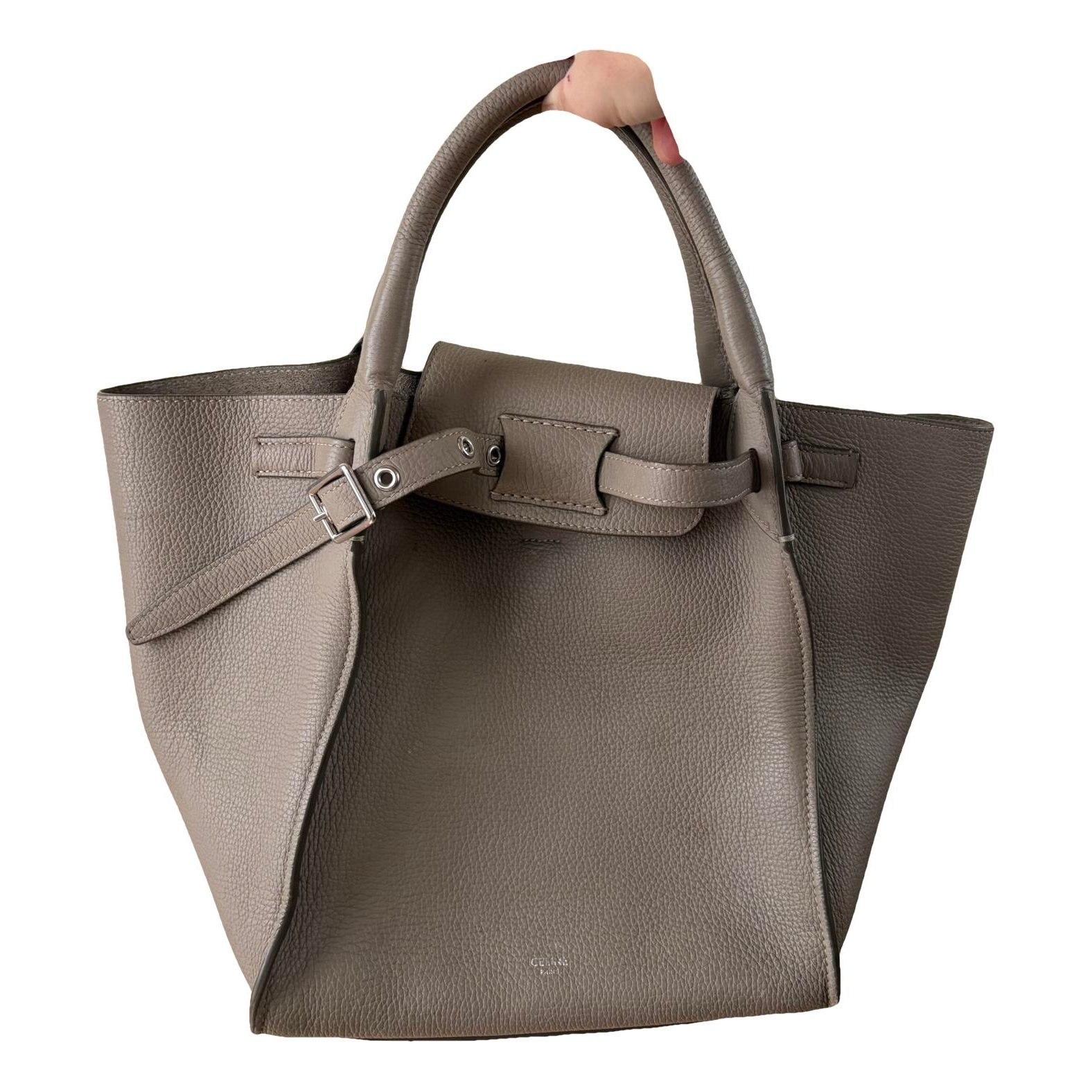 Big Bag leather handbag