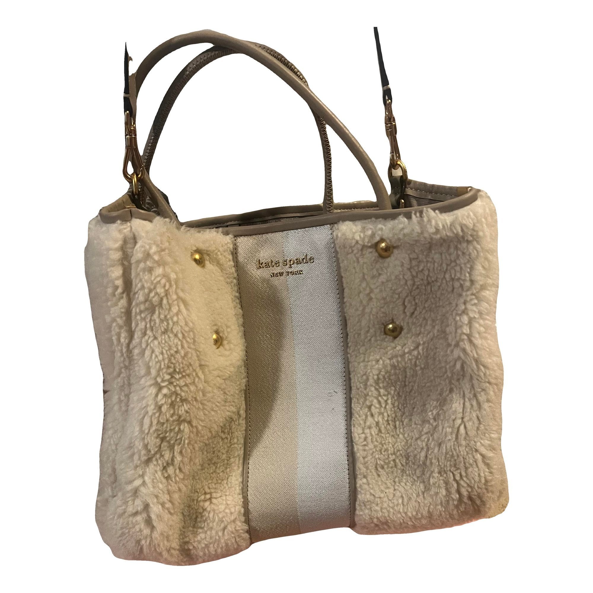 Kate Spade Faux fur handbag