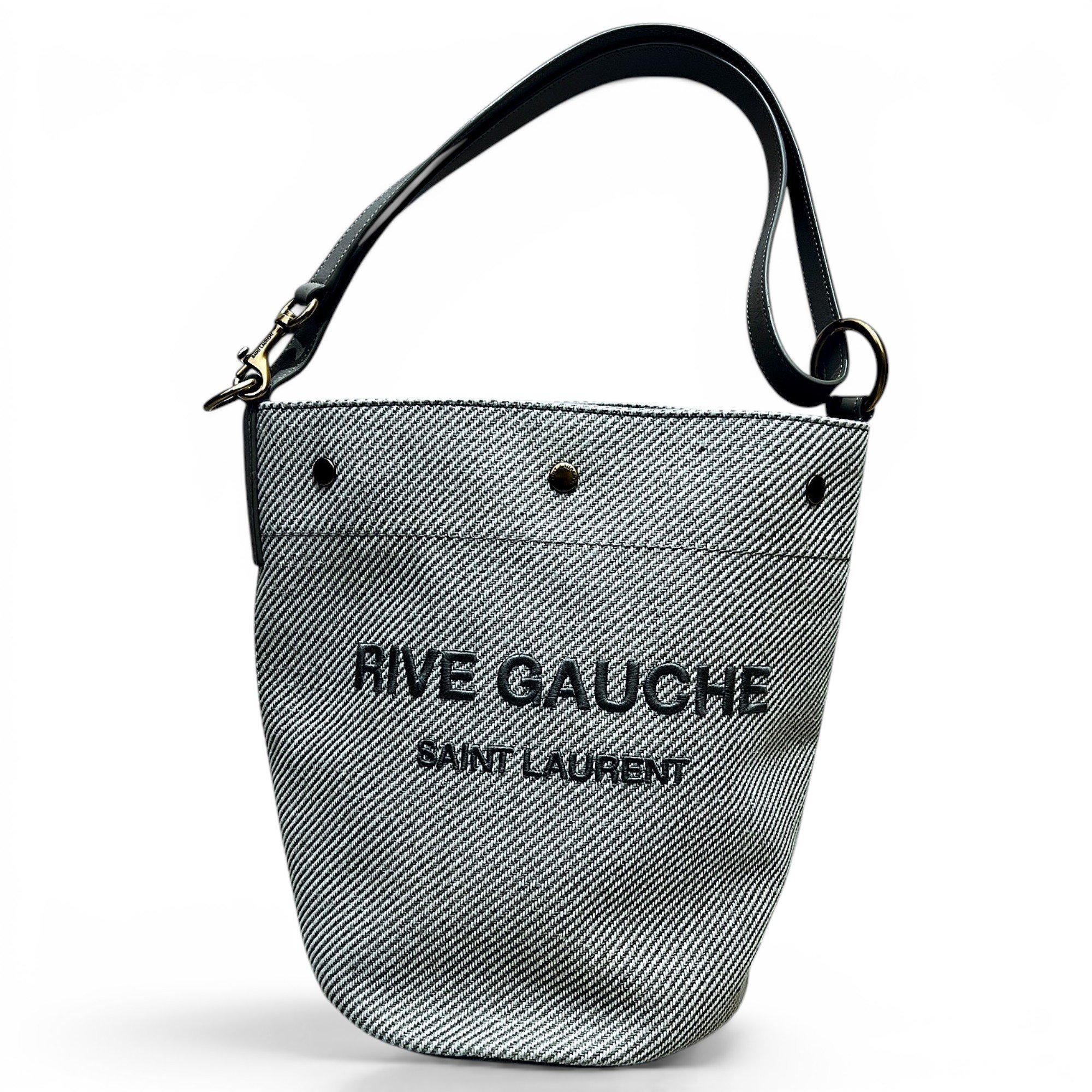 Rive Gauche linen handbag