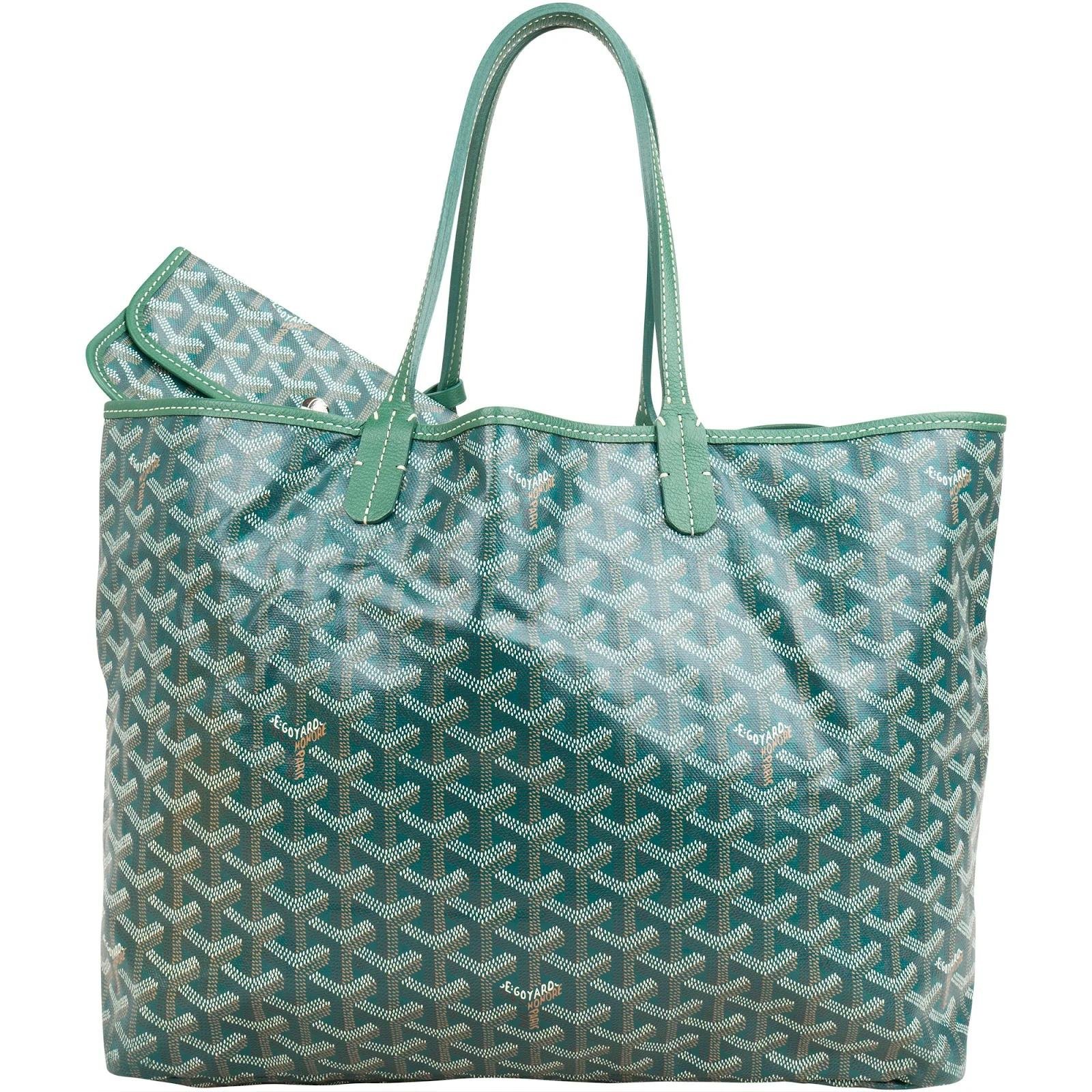 Goyard Saint-Louis leather handbag