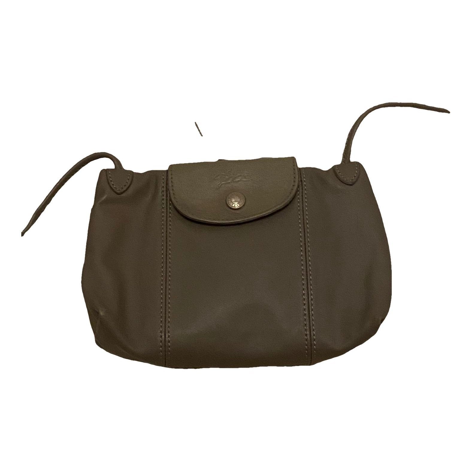 Pliage leather crossbody bag