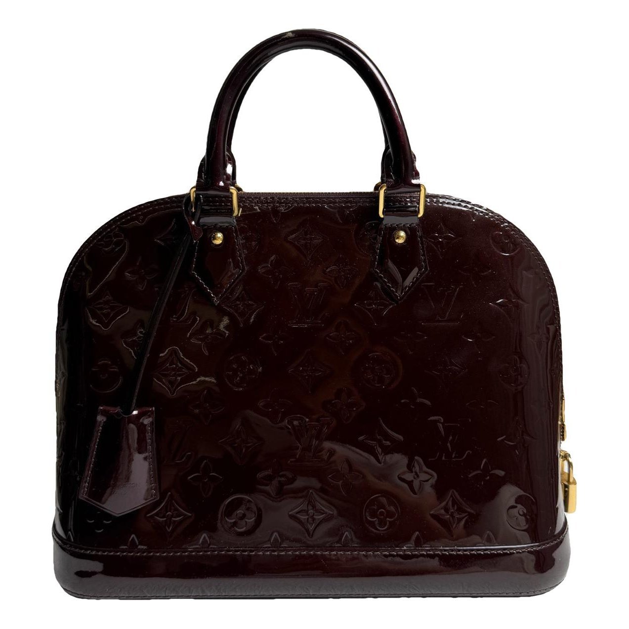 Alma patent leather handbag