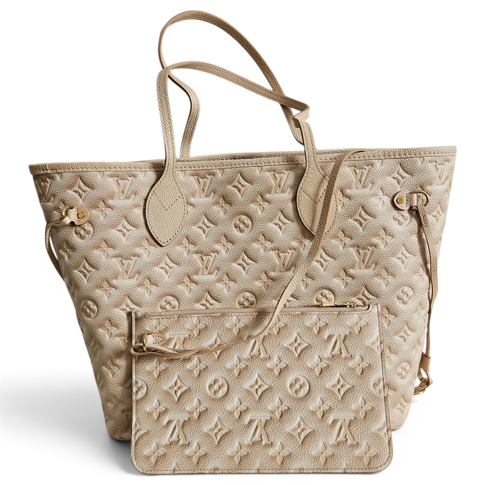 Neverfull leather tote