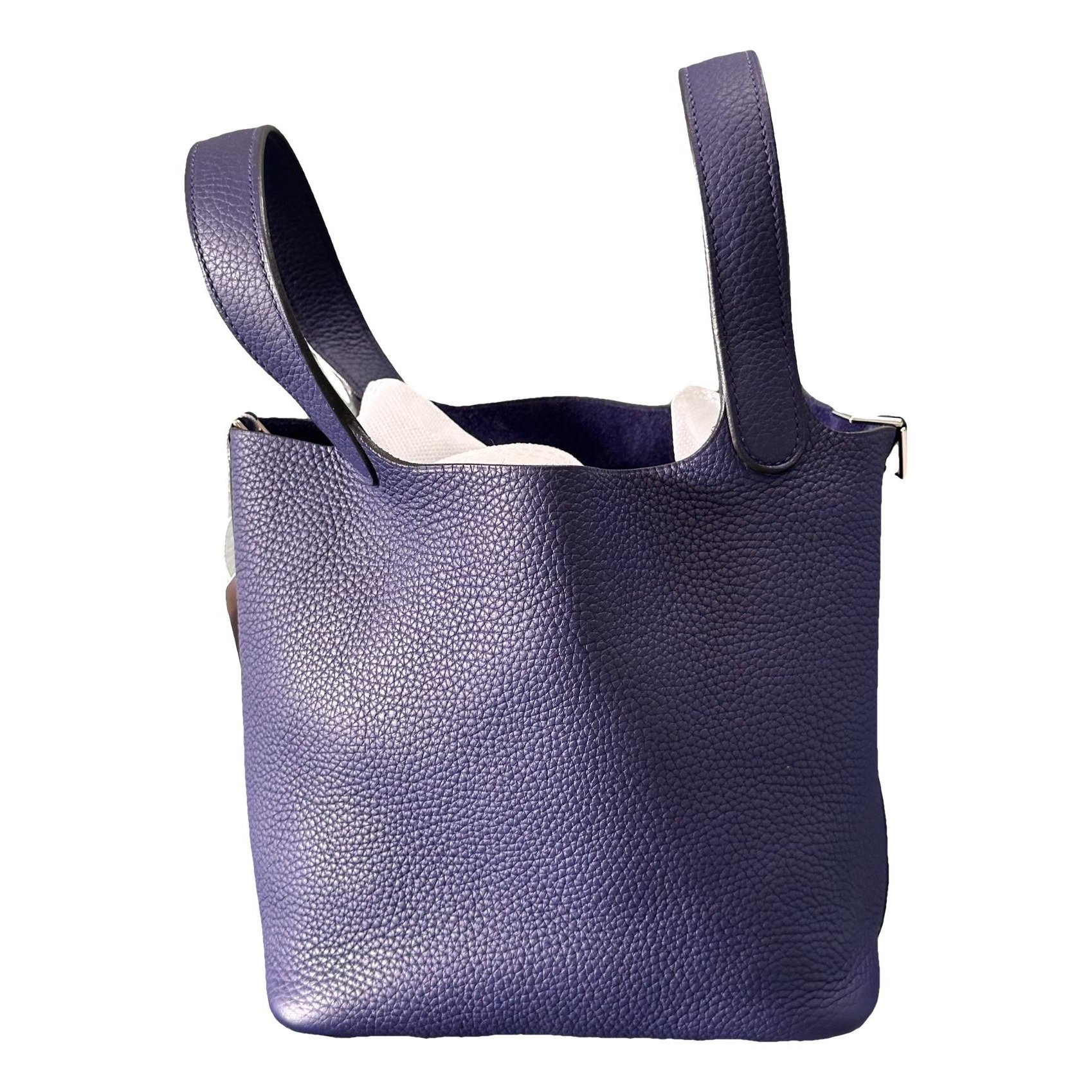 Picotin leather handbag