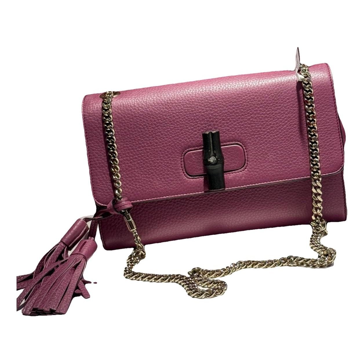 Miss Bamboo leather handbag