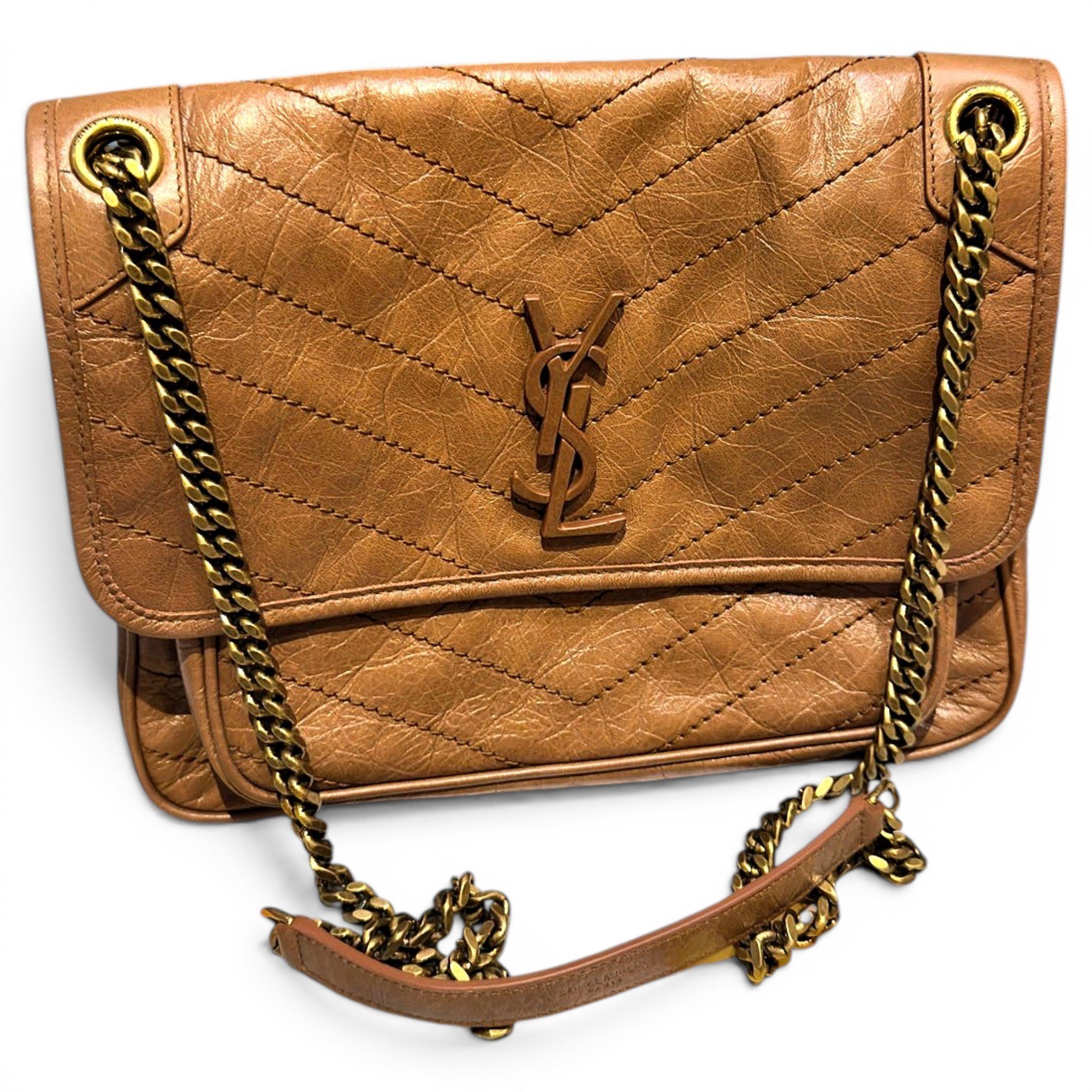 Leather handbag
